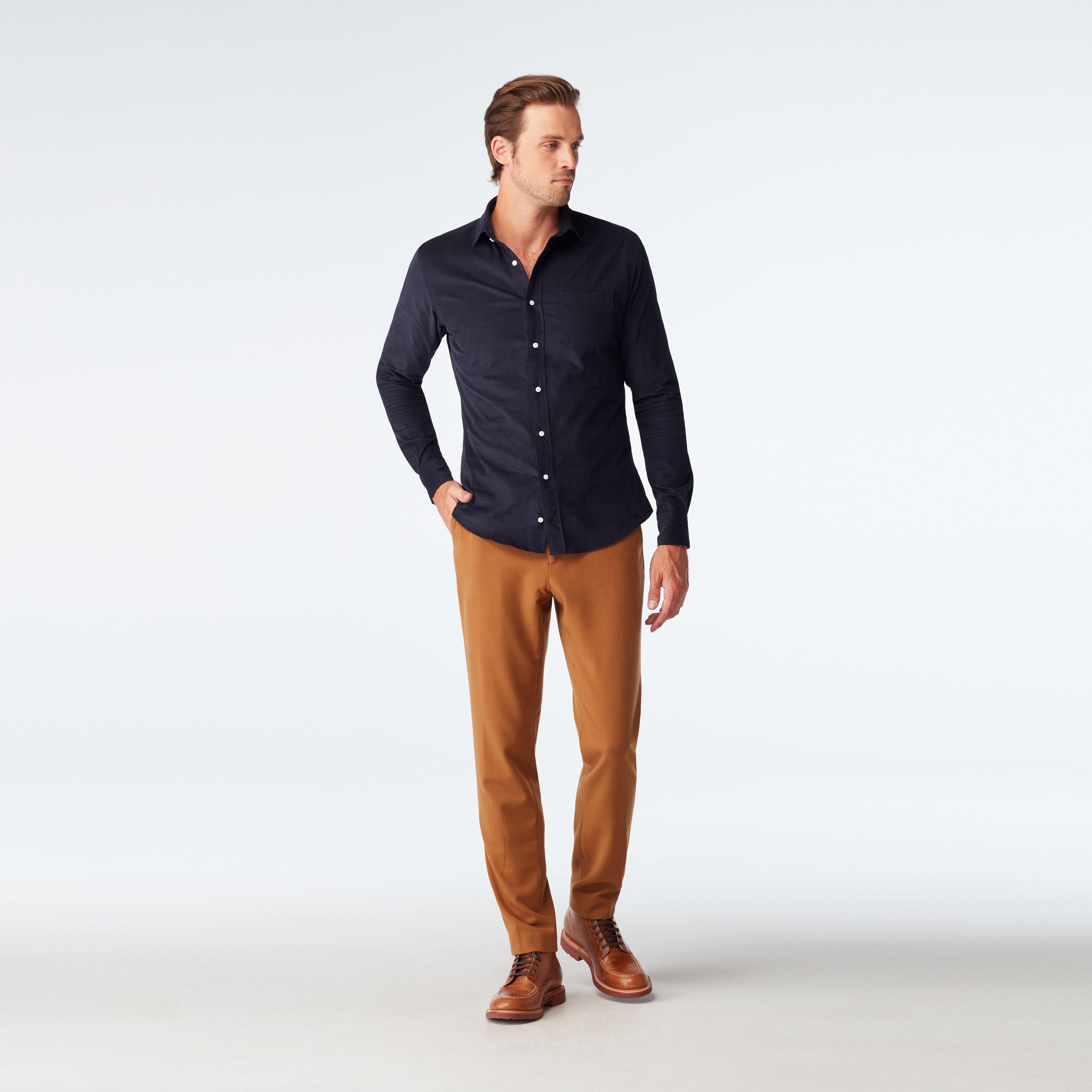 Navy shirt - Solid Design from Seasonal Indochino Collection