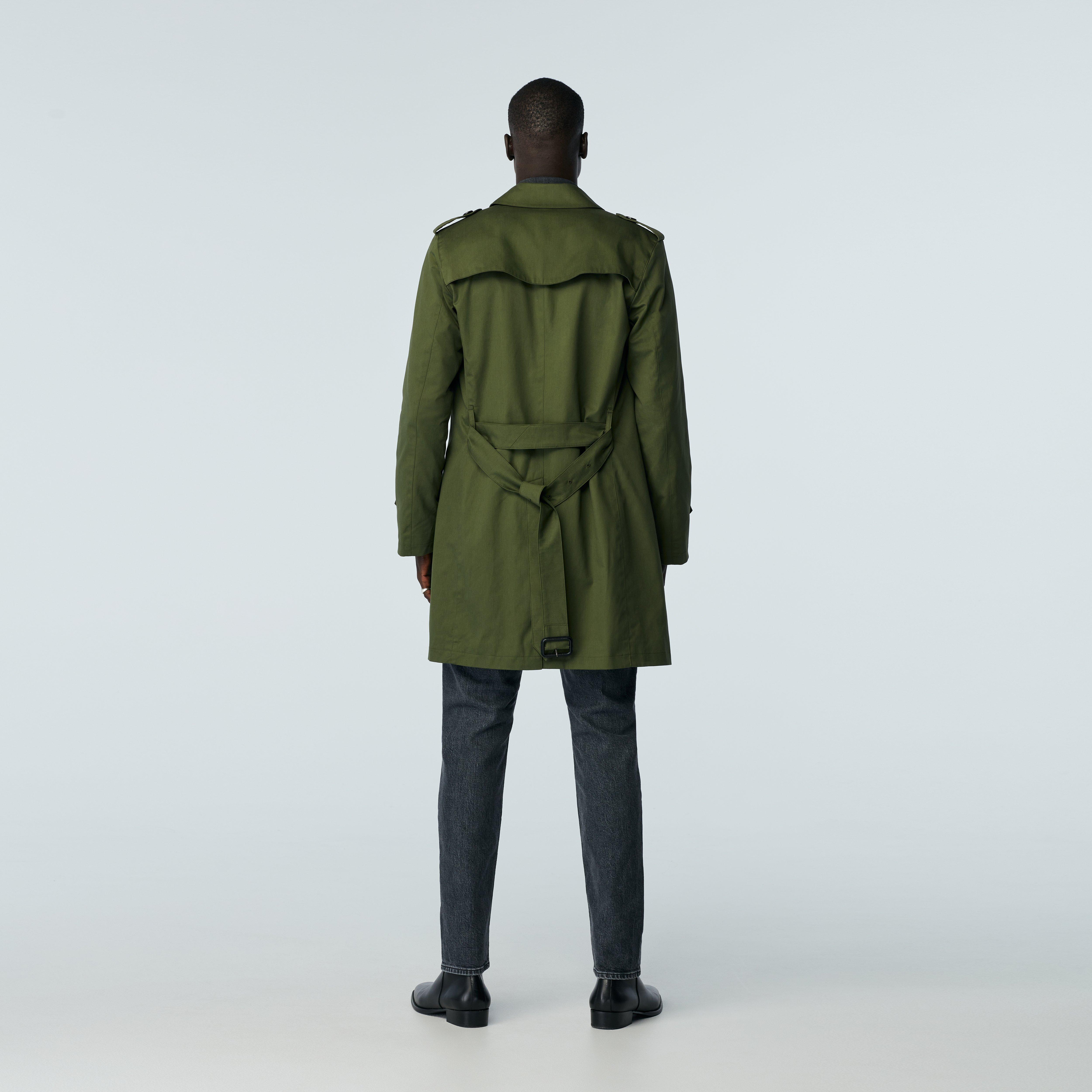 Product thumbnail 2 Olive trenchcoat - Heywood Solid Design from Seasonal Indochino Collection
