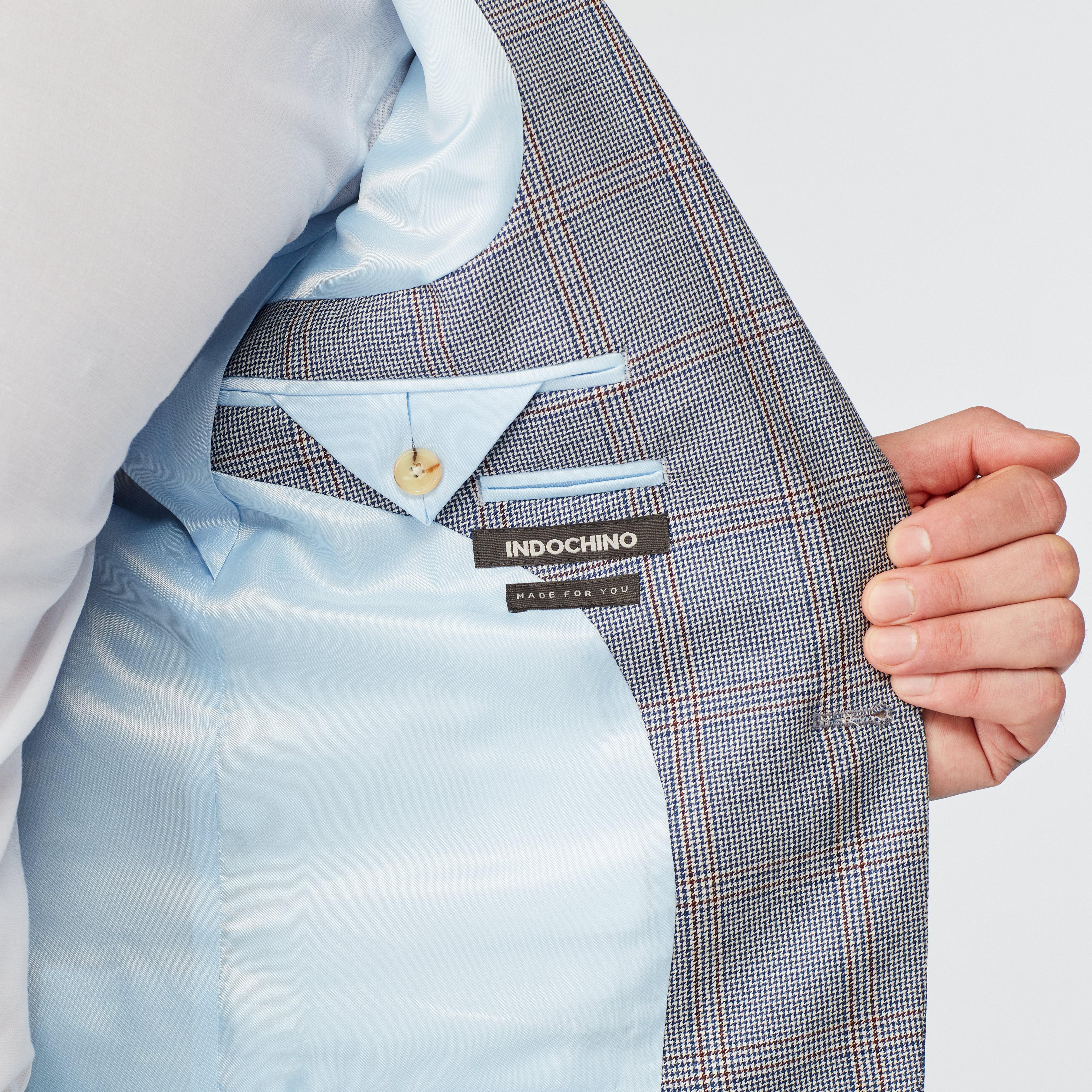 Product thumbnail 5 Blue suit - Southport Plaid Design from Seasonal Spring / Summer Indochino Collection