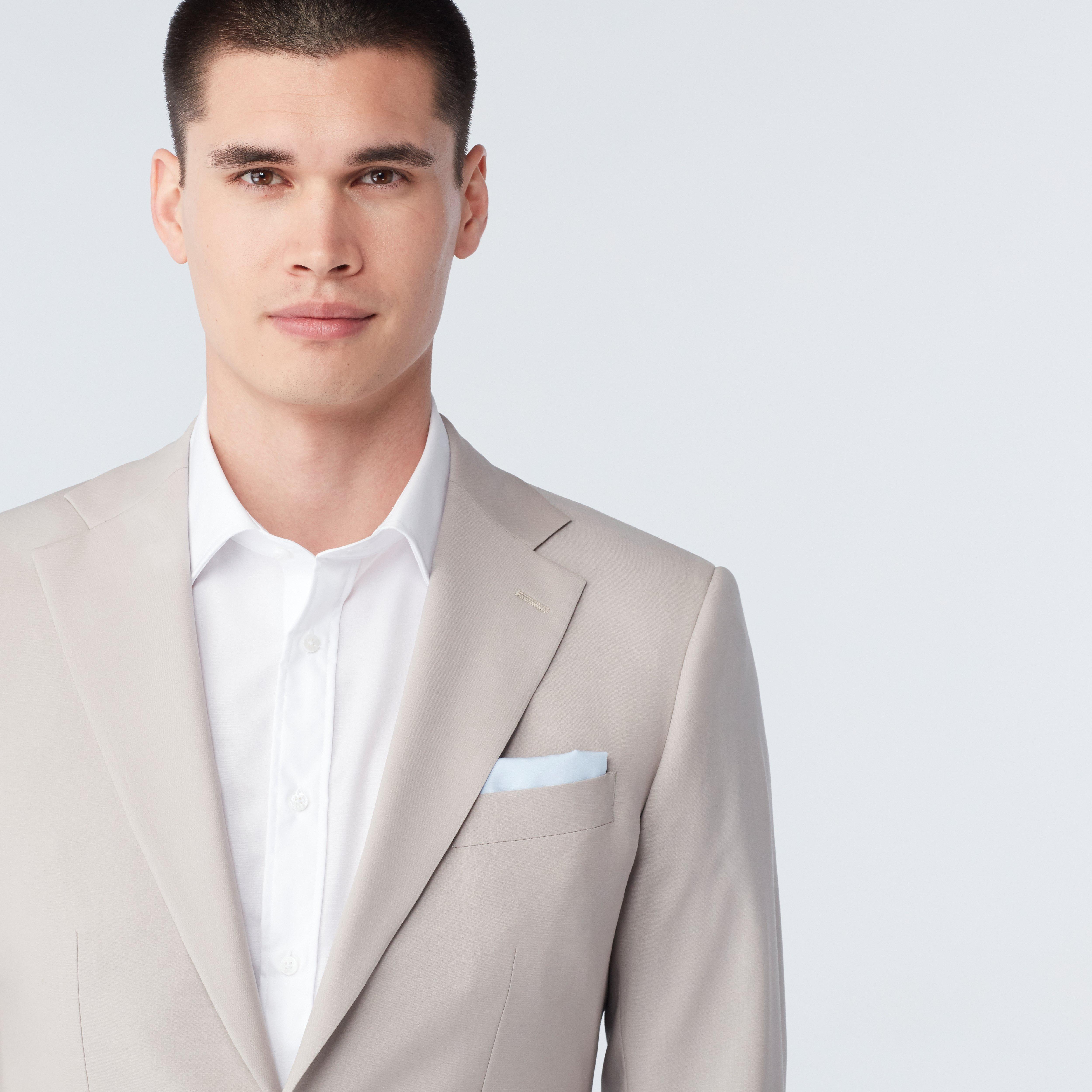 Product thumbnail 4 Sand blazer - Milano Solid Design from Italian Indochino Collection