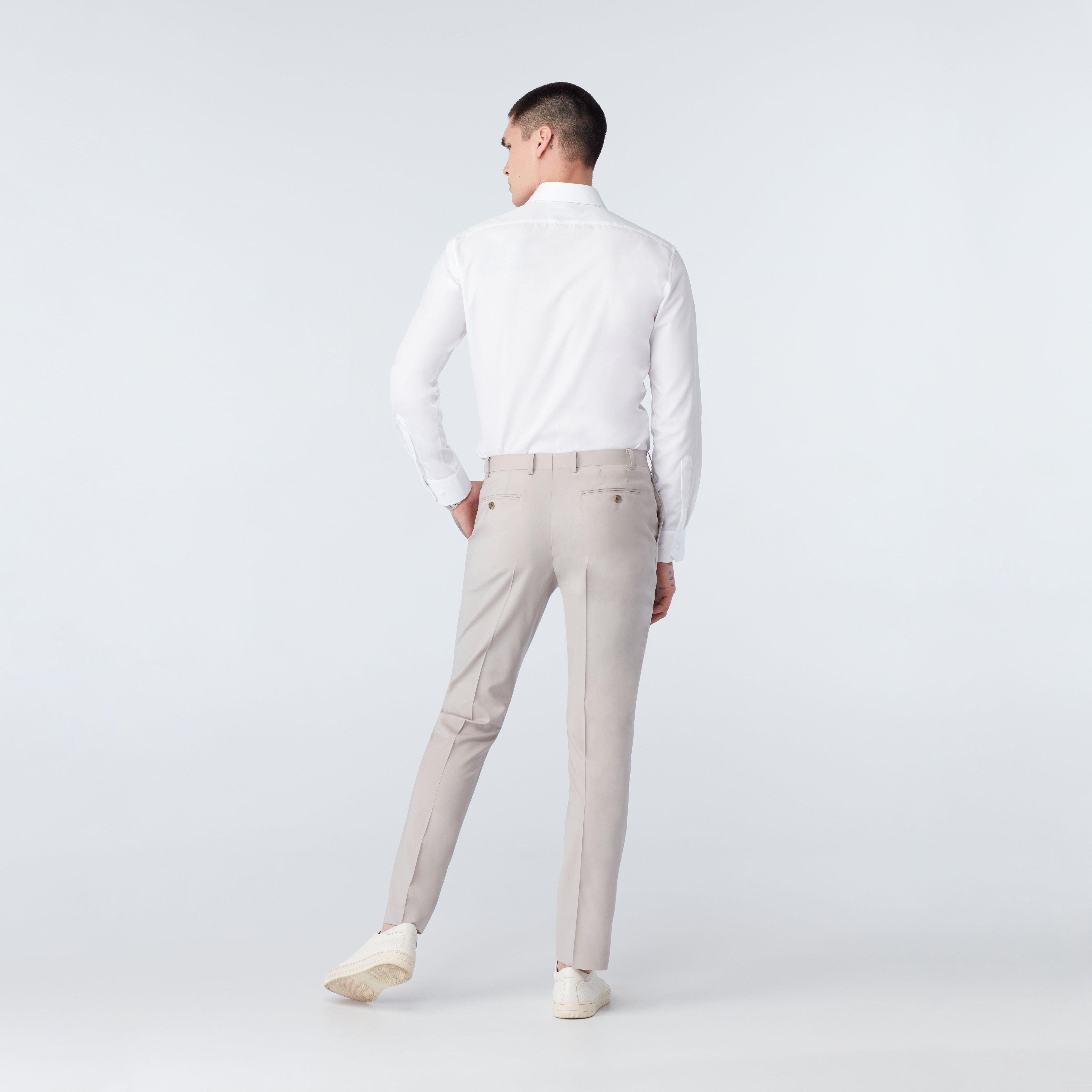 Product thumbnail 2 Sand pants - Milano Solid Design from Luxury Indochino Collection