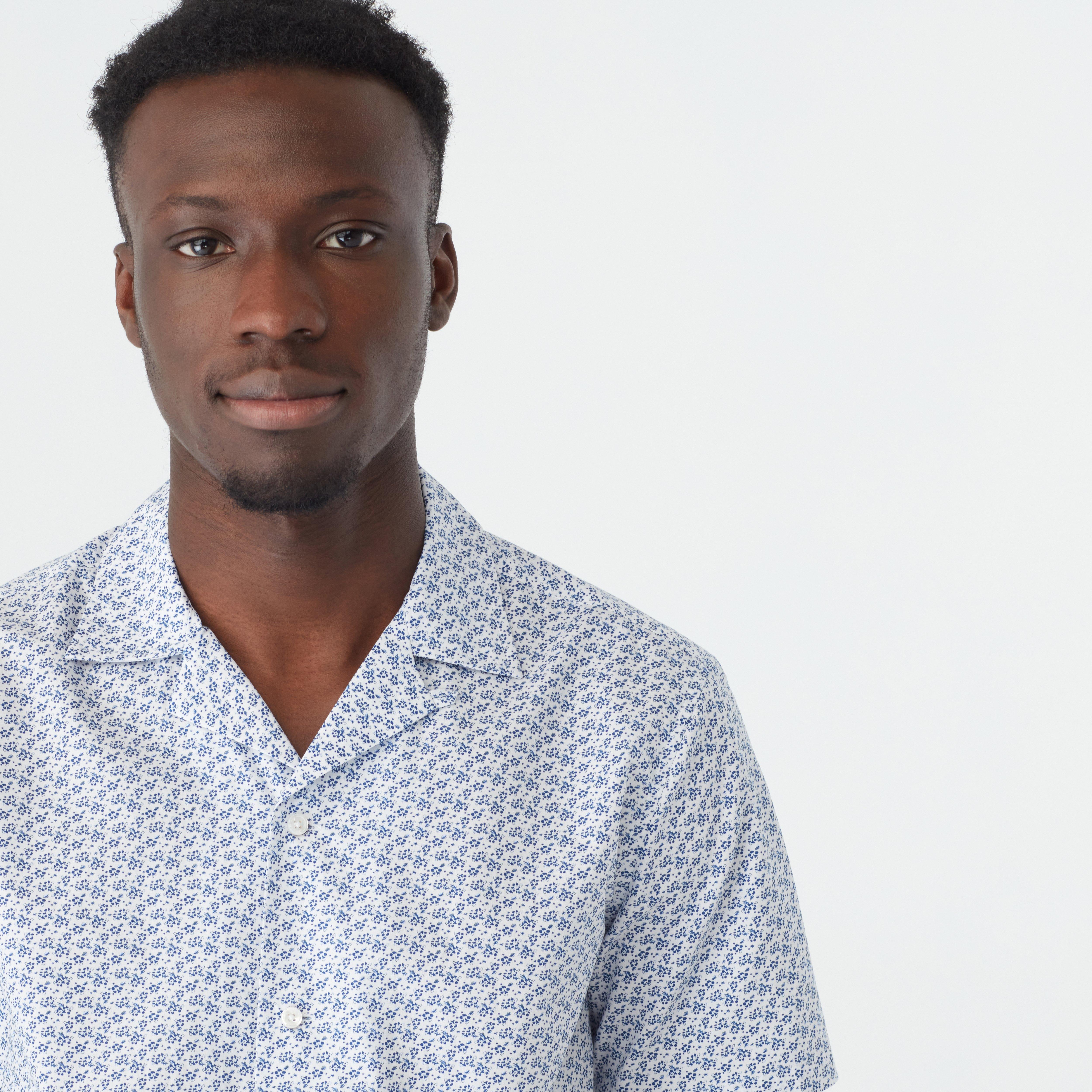 Product thumbnail 3 Blue campshirt - Saxby Pattern Design from Seasonal Indochino Collection