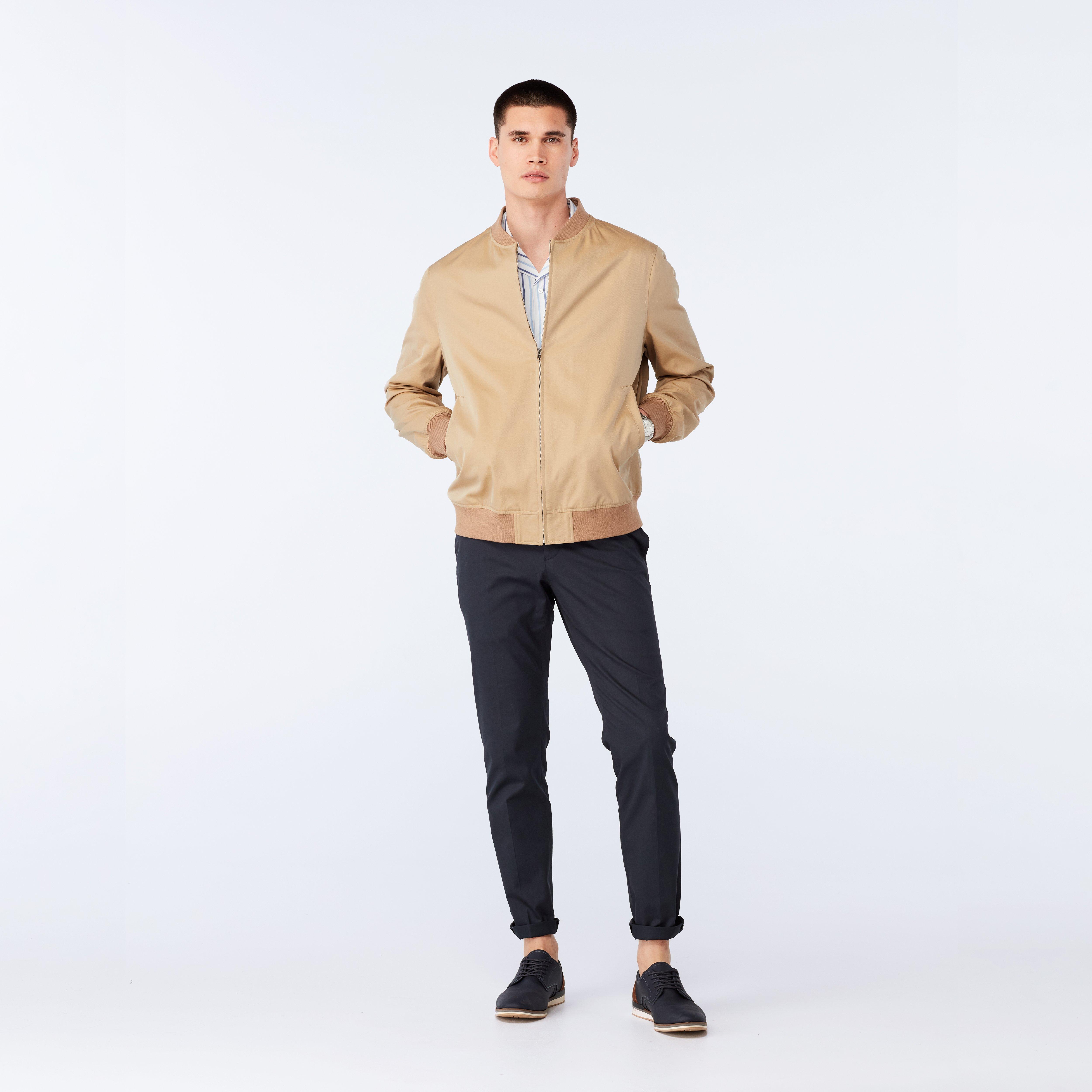 Heywood Khaki Bomber Jacket