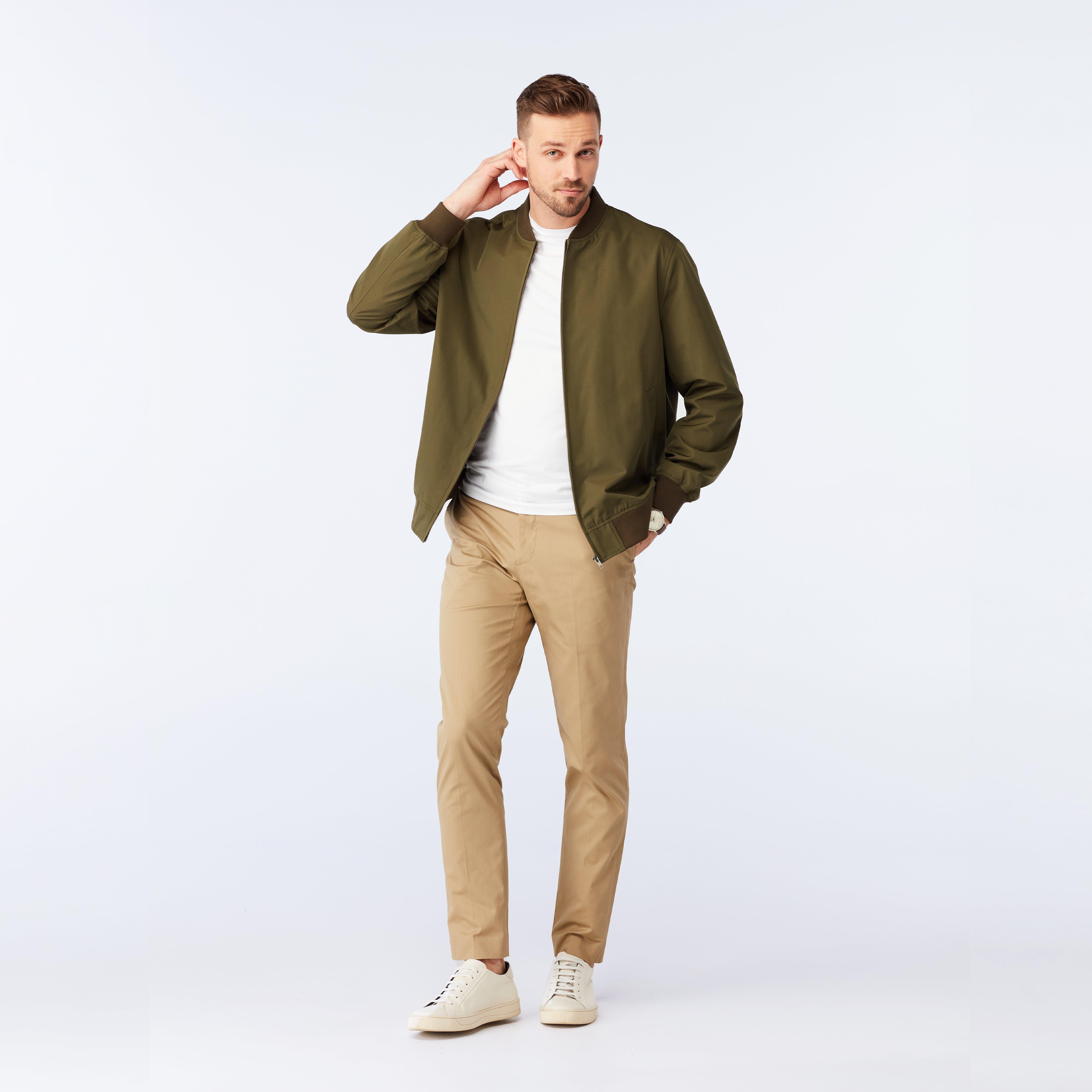 Bomber jacket outlet with suit