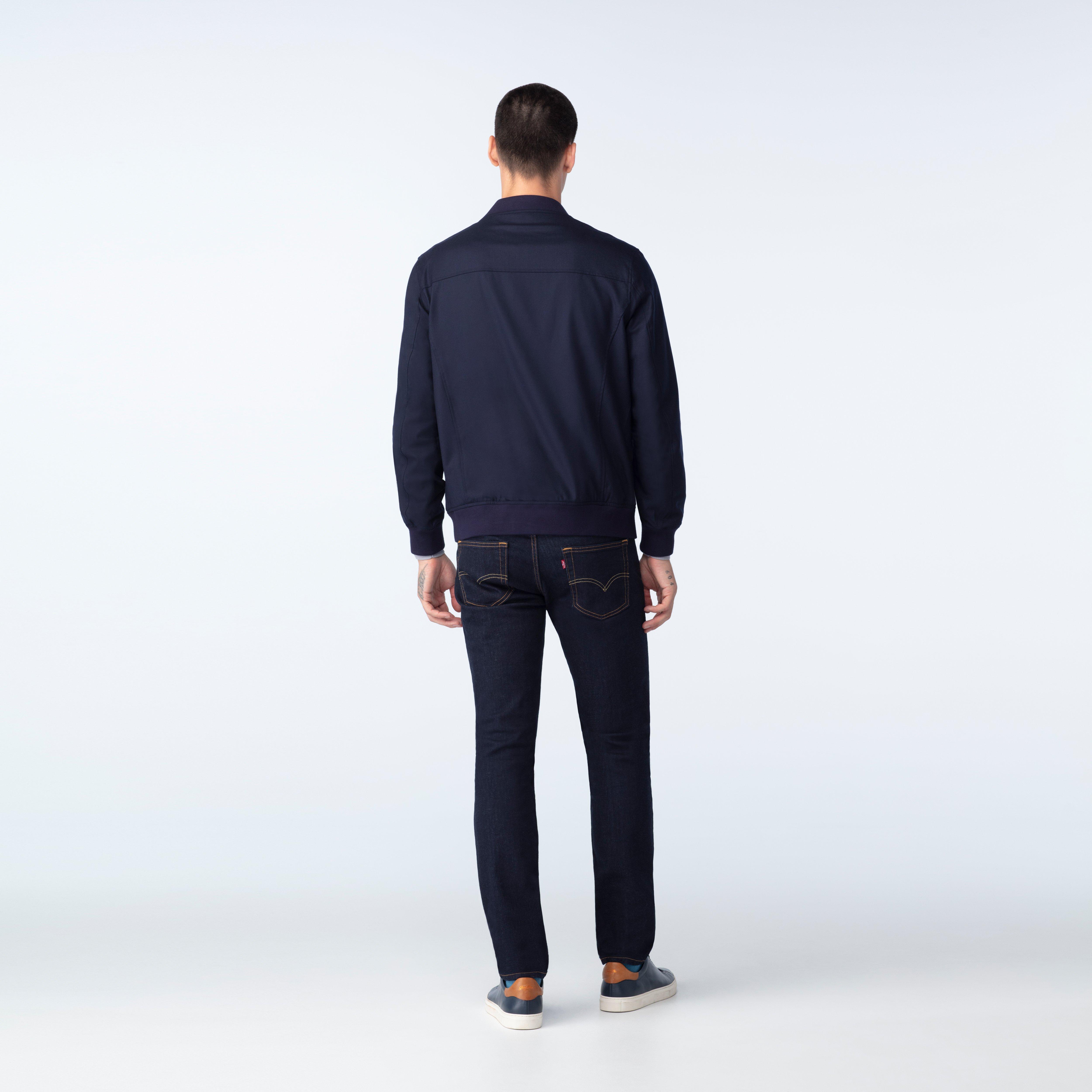Product thumbnail 2 Navy bomberjacket - Hayward Solid Design from Indochino Collection