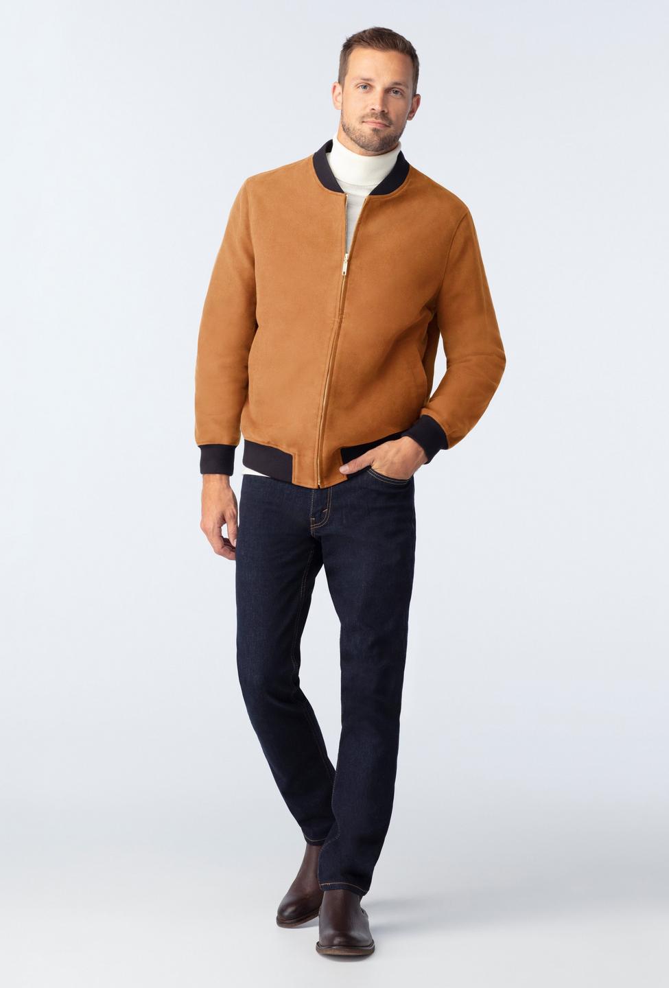 Camel bomberjacket - Fleetwood Solid Design from Indochino Collection