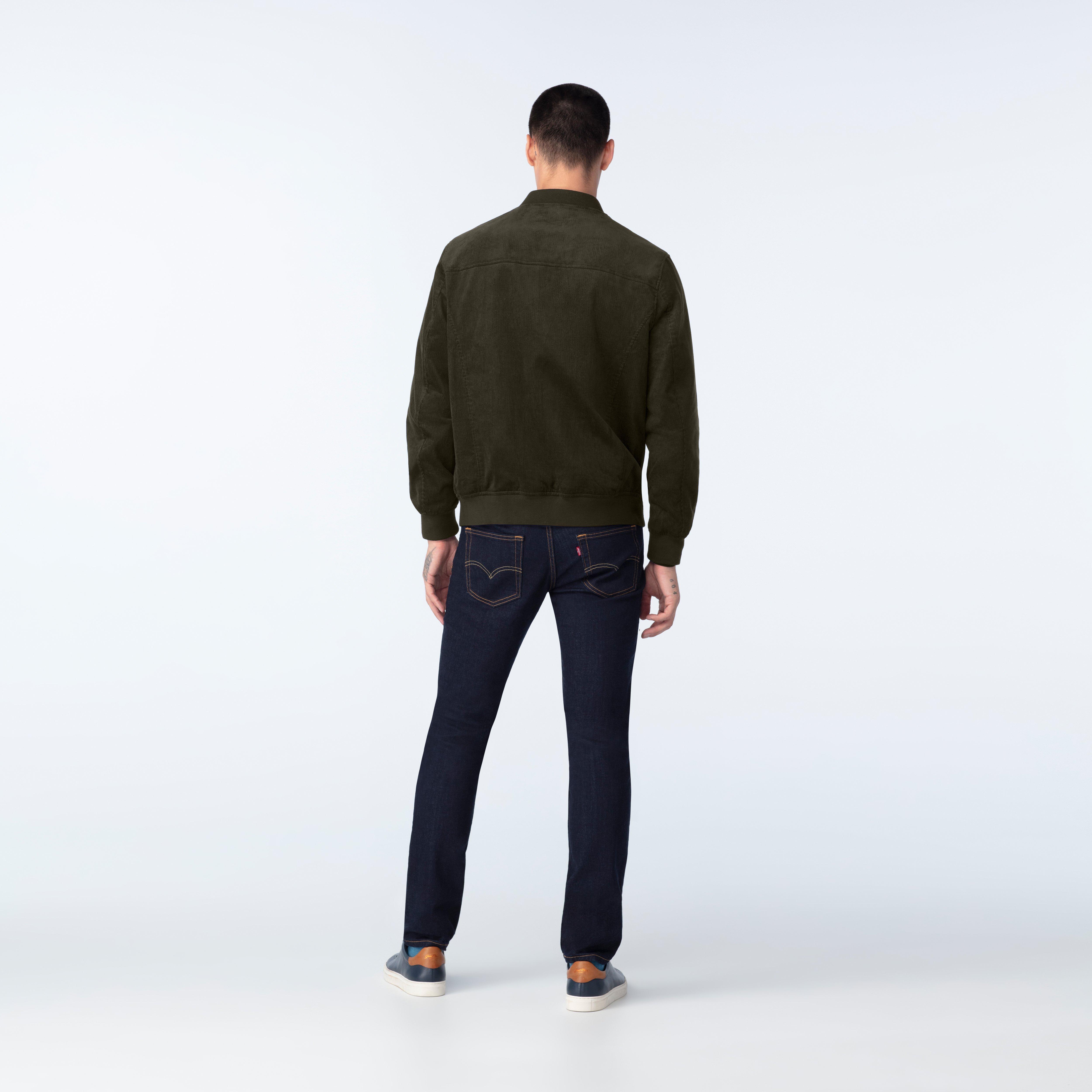 Product thumbnail 2 Olive bomberjacket - Flaxton Solid Design from Indochino Collection