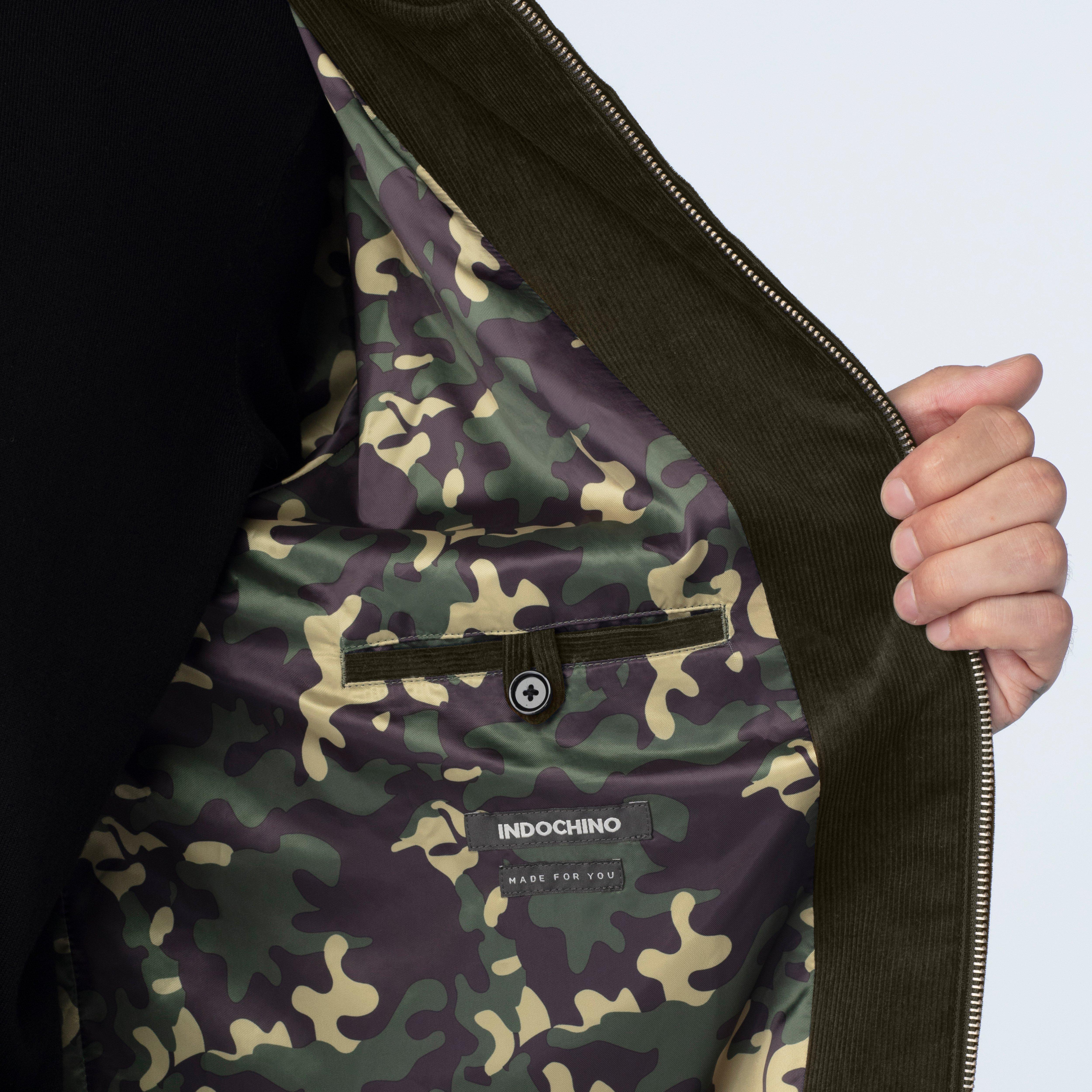 Product thumbnail 3 Olive bomberjacket - Flaxton Solid Design from Indochino Collection
