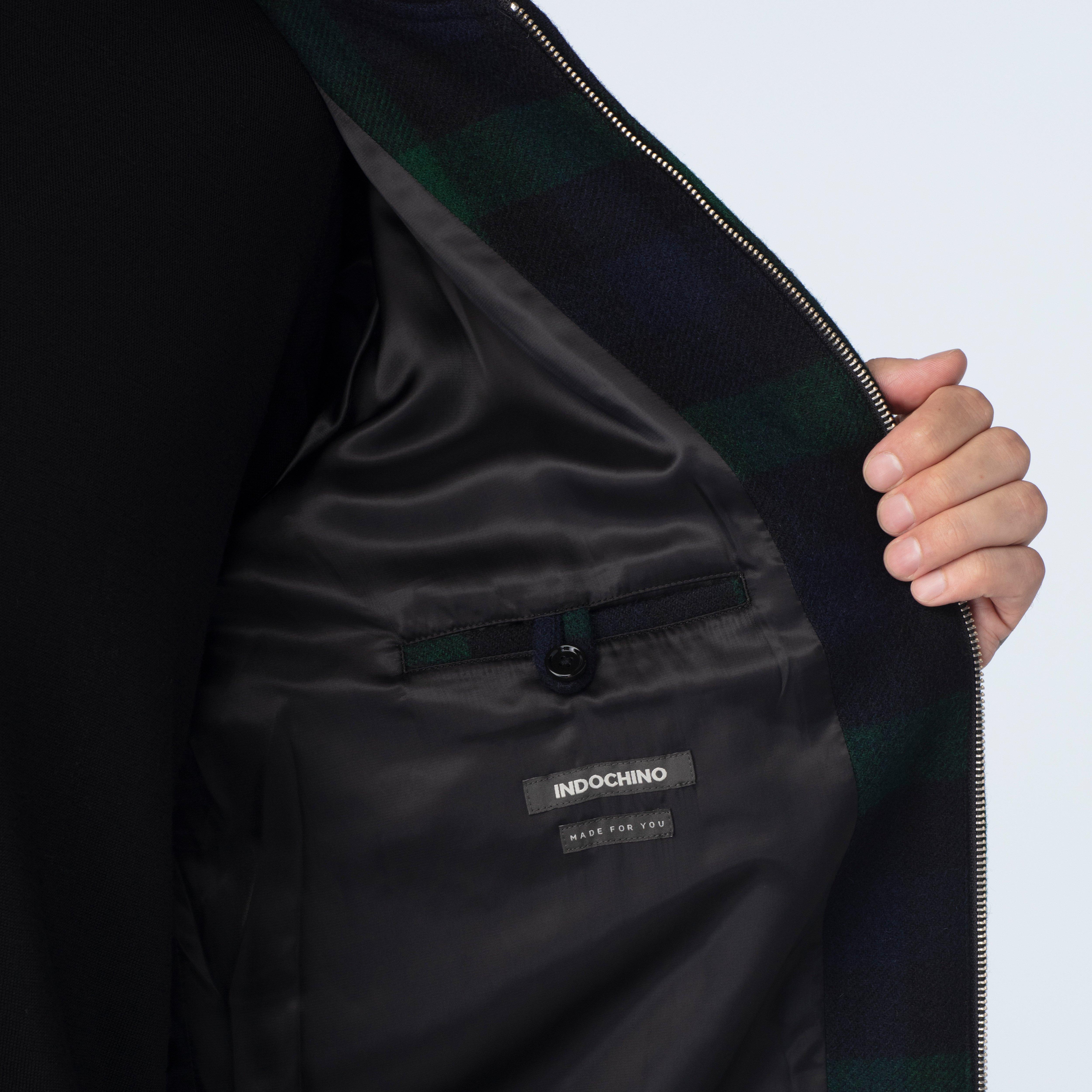 Product thumbnail 3 Green bomberjacket - bradford Plaid Design from Indochino Collection