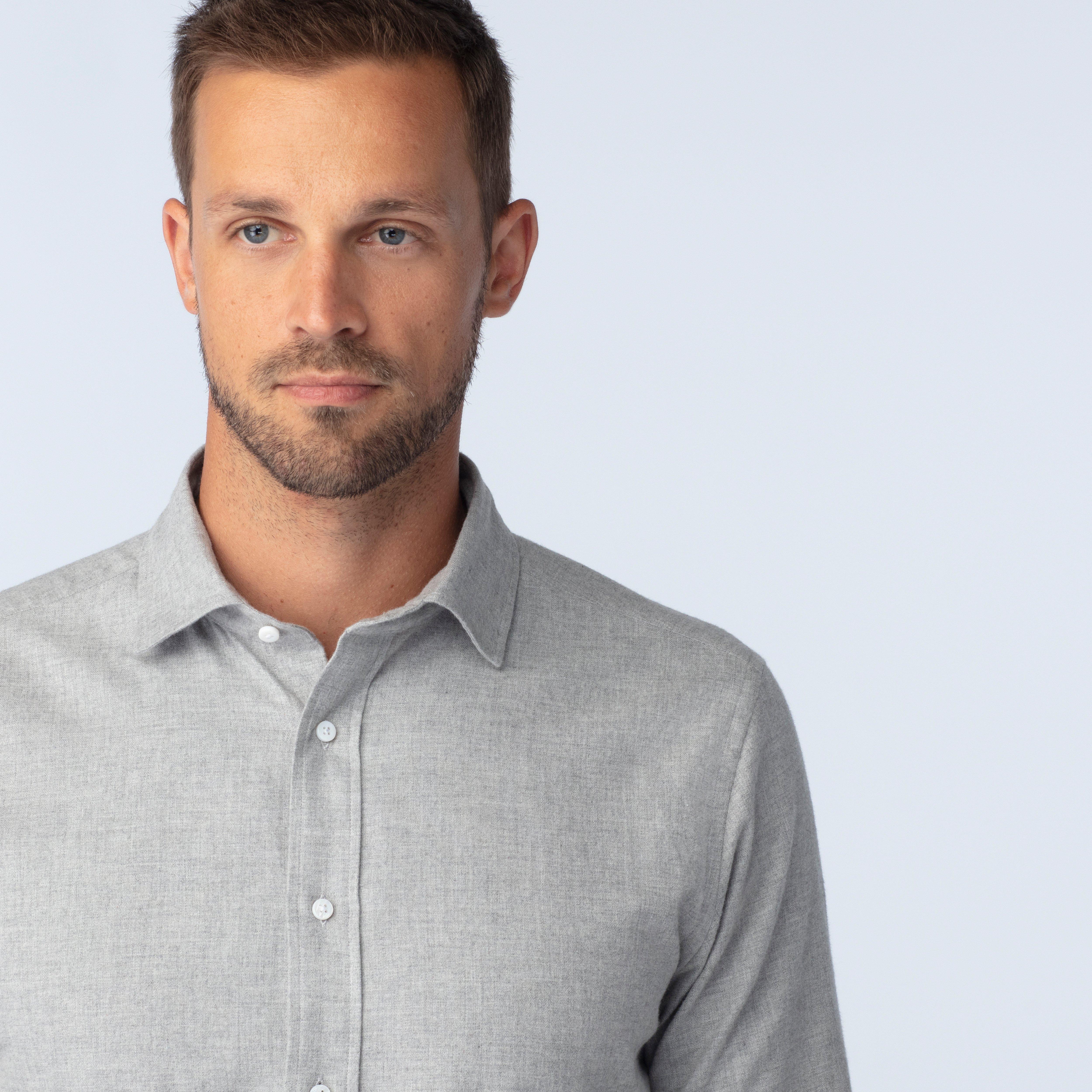 Product thumbnail 3 Gray shirt - Solid Design from Indochino Collection