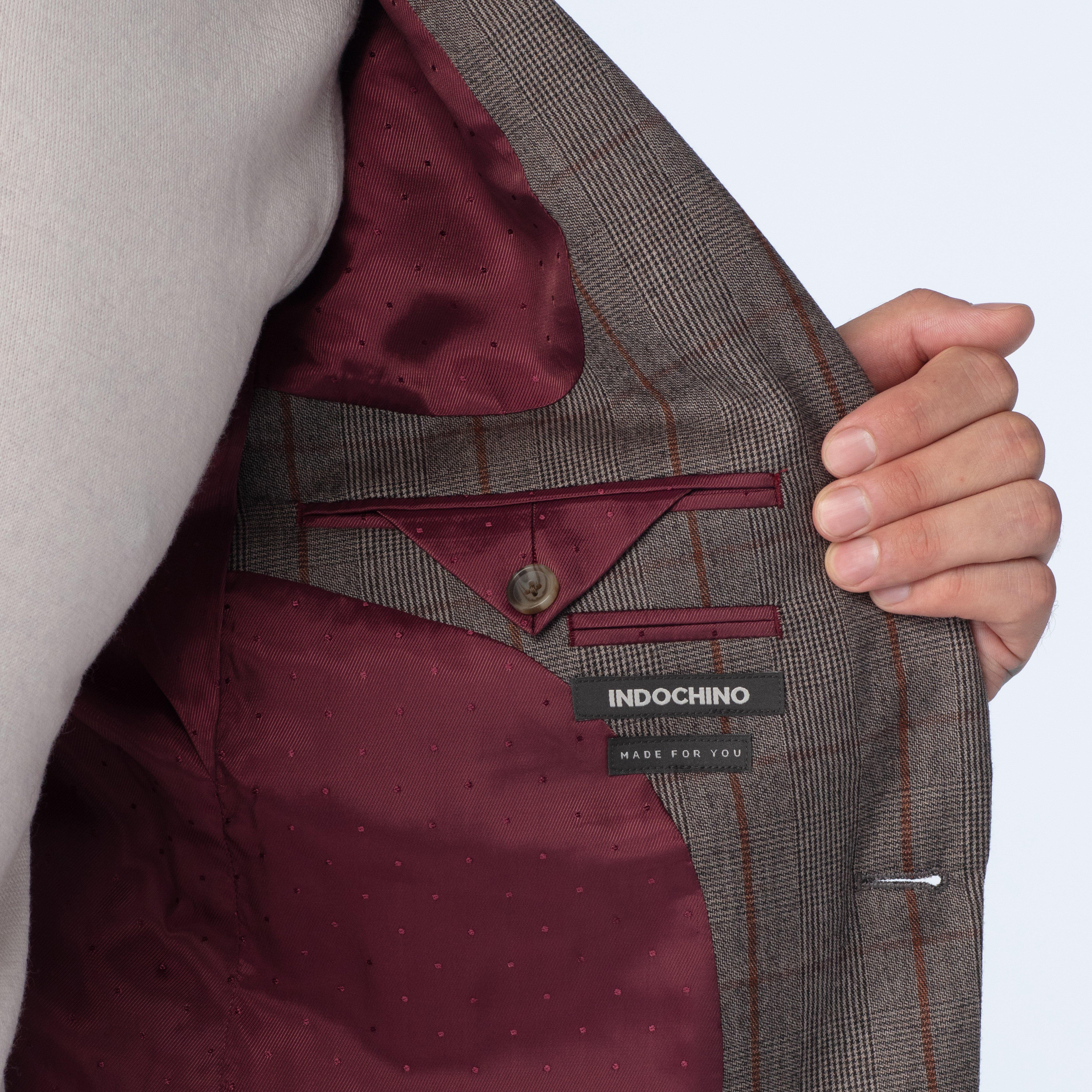Product thumbnail 5 Brown suit - Guildford Plaid Design from Seasonal Indochino Collection