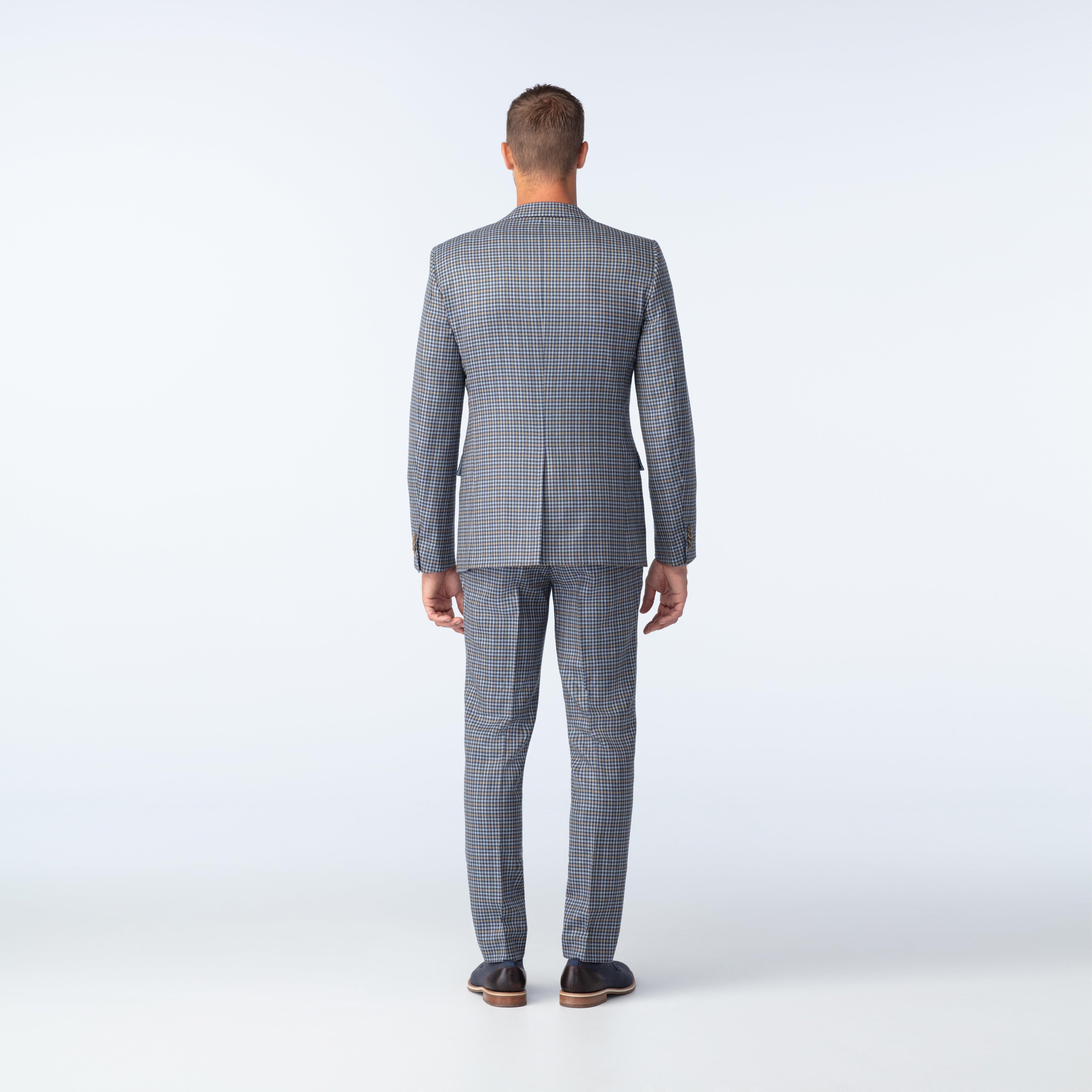 Product thumbnail 2 Blue suit - Gillingham Houndstooth Design from Fall / Winter Indochino Collection