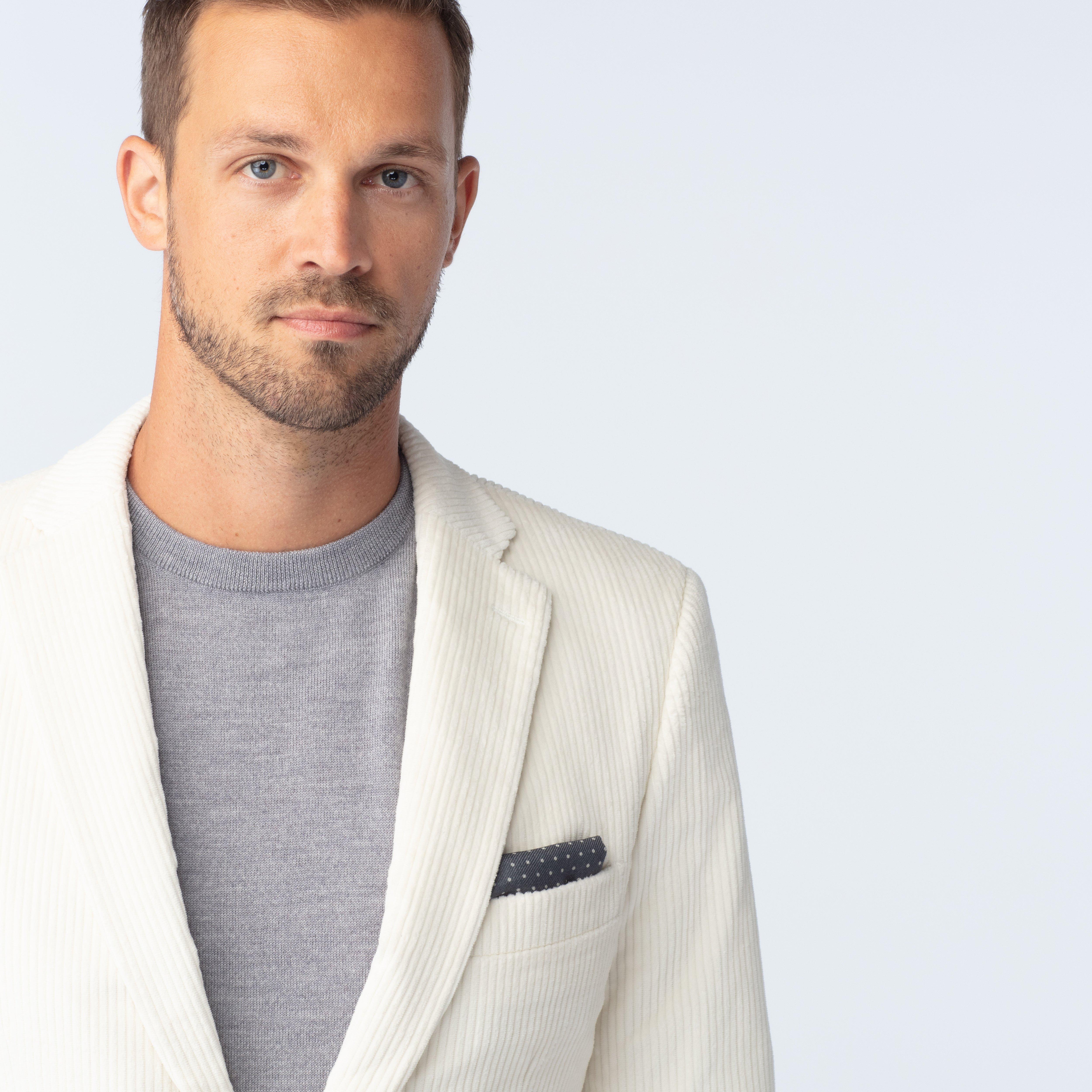 Product thumbnail 4 White blazer - Greenwich Solid Design from Fall / Winter Indochino Collection