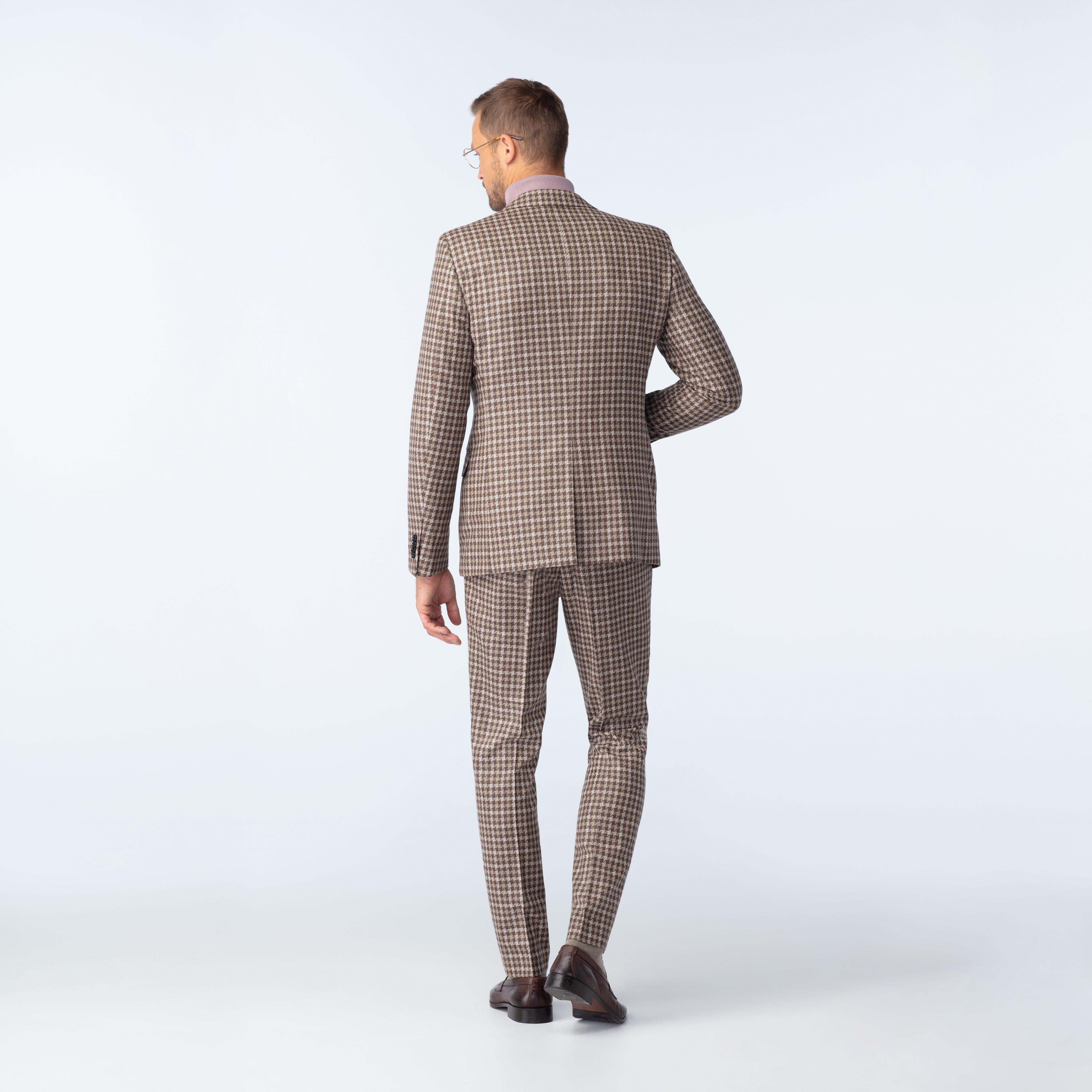 Product thumbnail 2 Brown suit - Glaston Houndstooth Design from Seasonal Indochino Collection