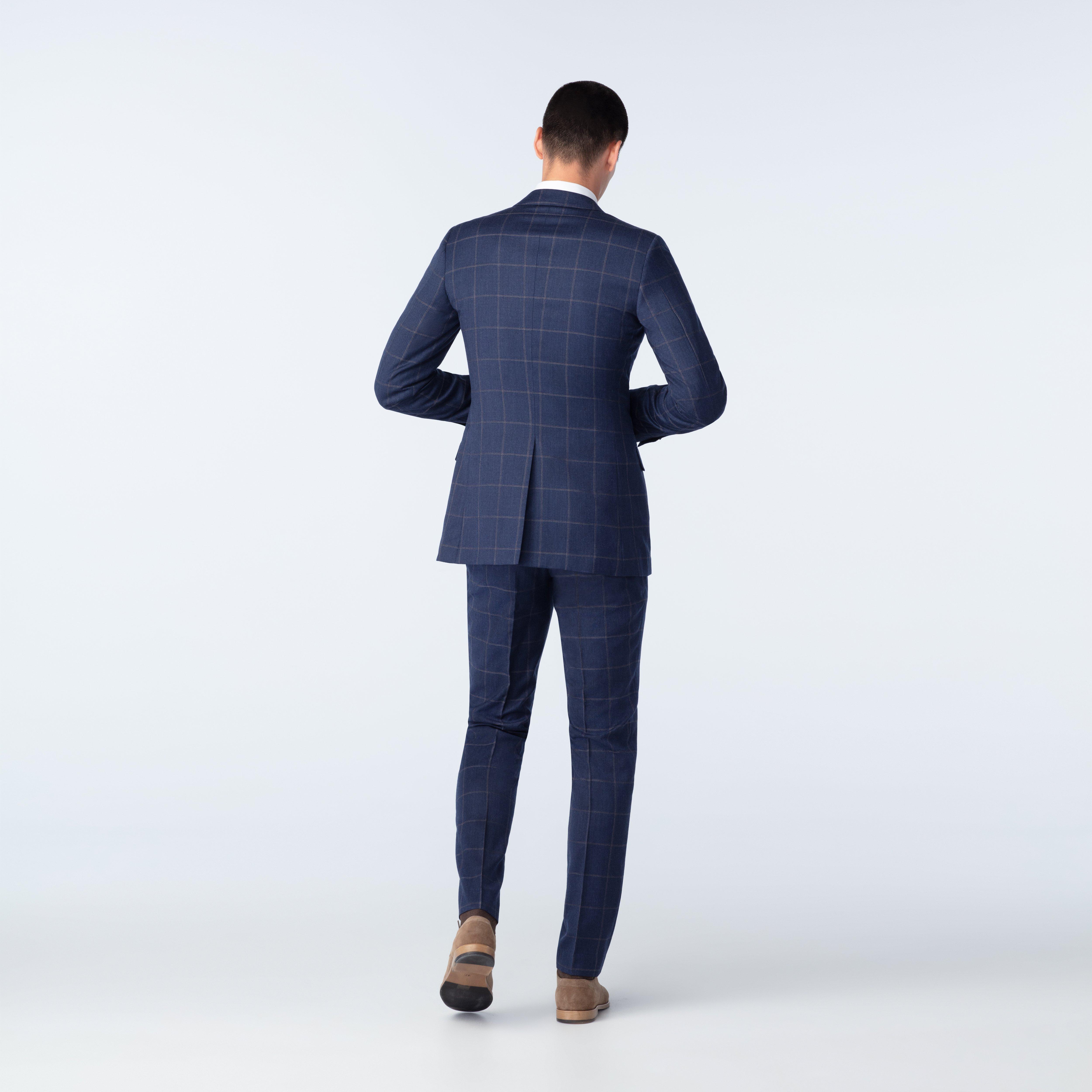 Product thumbnail 2 Blue suit - Grove Checked Design from Seasonal Indochino Collection