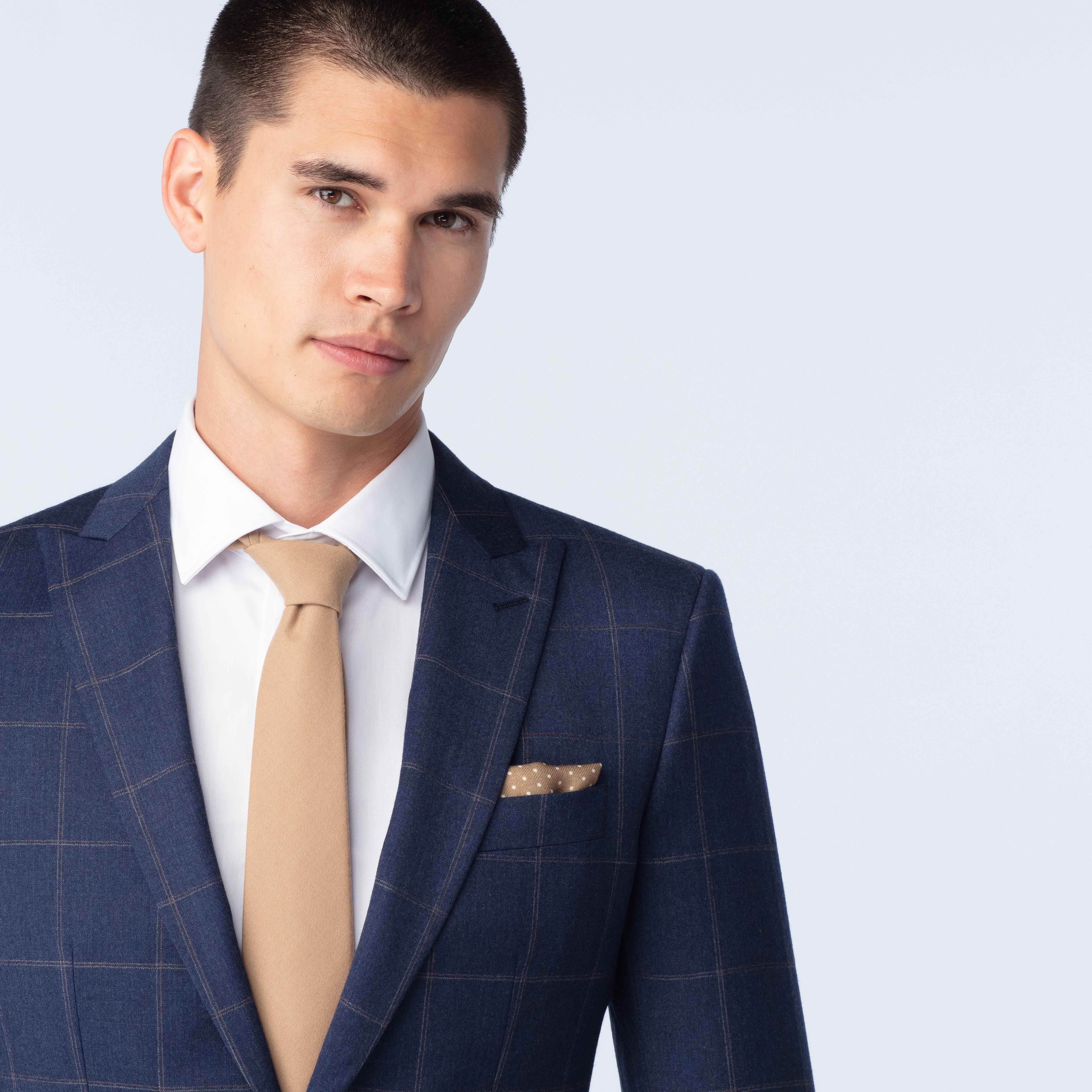 Product thumbnail 6 Blue suit - Grove Checked Design from Seasonal Indochino Collection