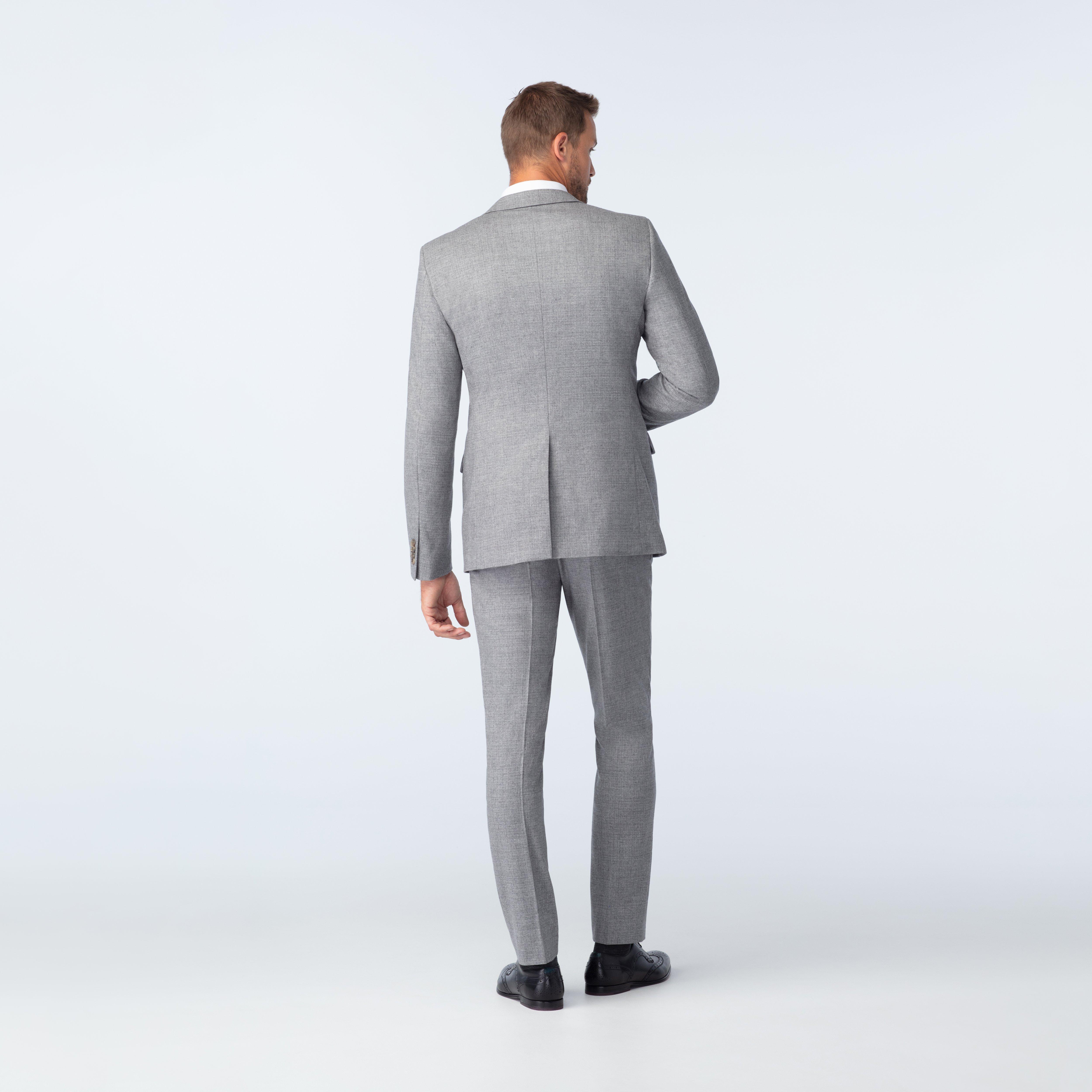 Product thumbnail 2 Gray blazer - Monza Solid Design from Italian Indochino Collection