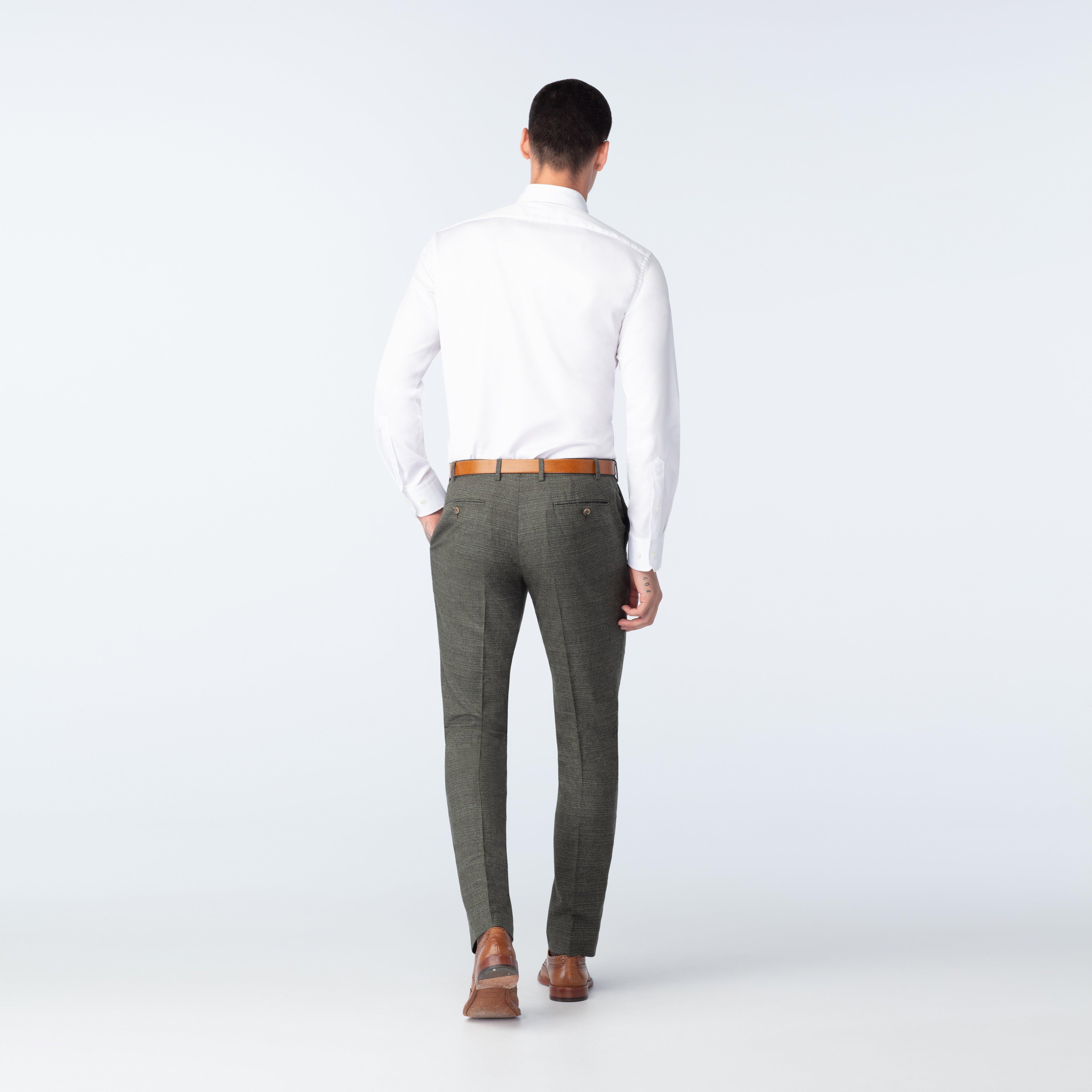 Product thumbnail 2 Olive pants - Monza Solid Design from Italian Indochino Collection