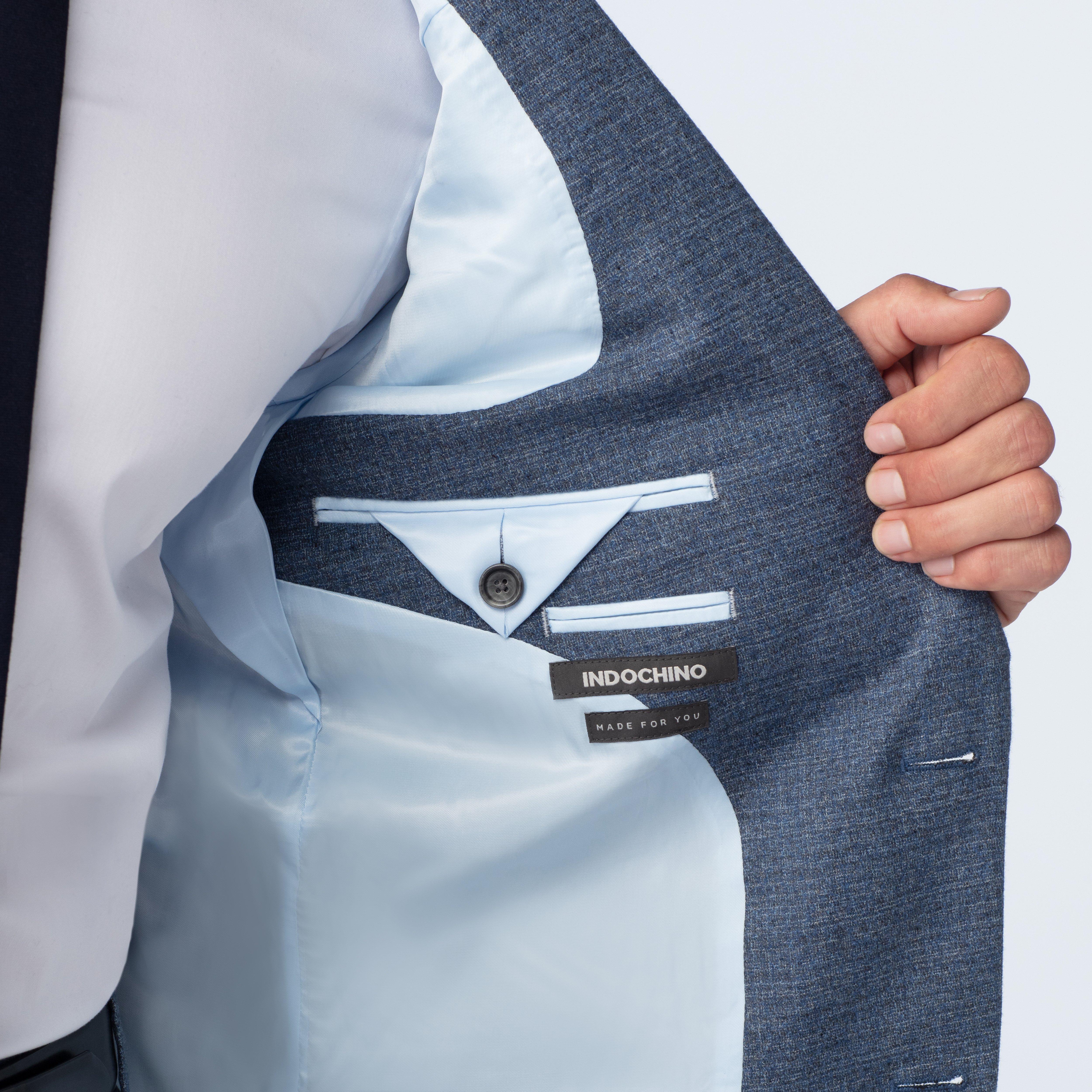Product thumbnail 5 Blue suit - Monza Solid Design from british Indochino Collection