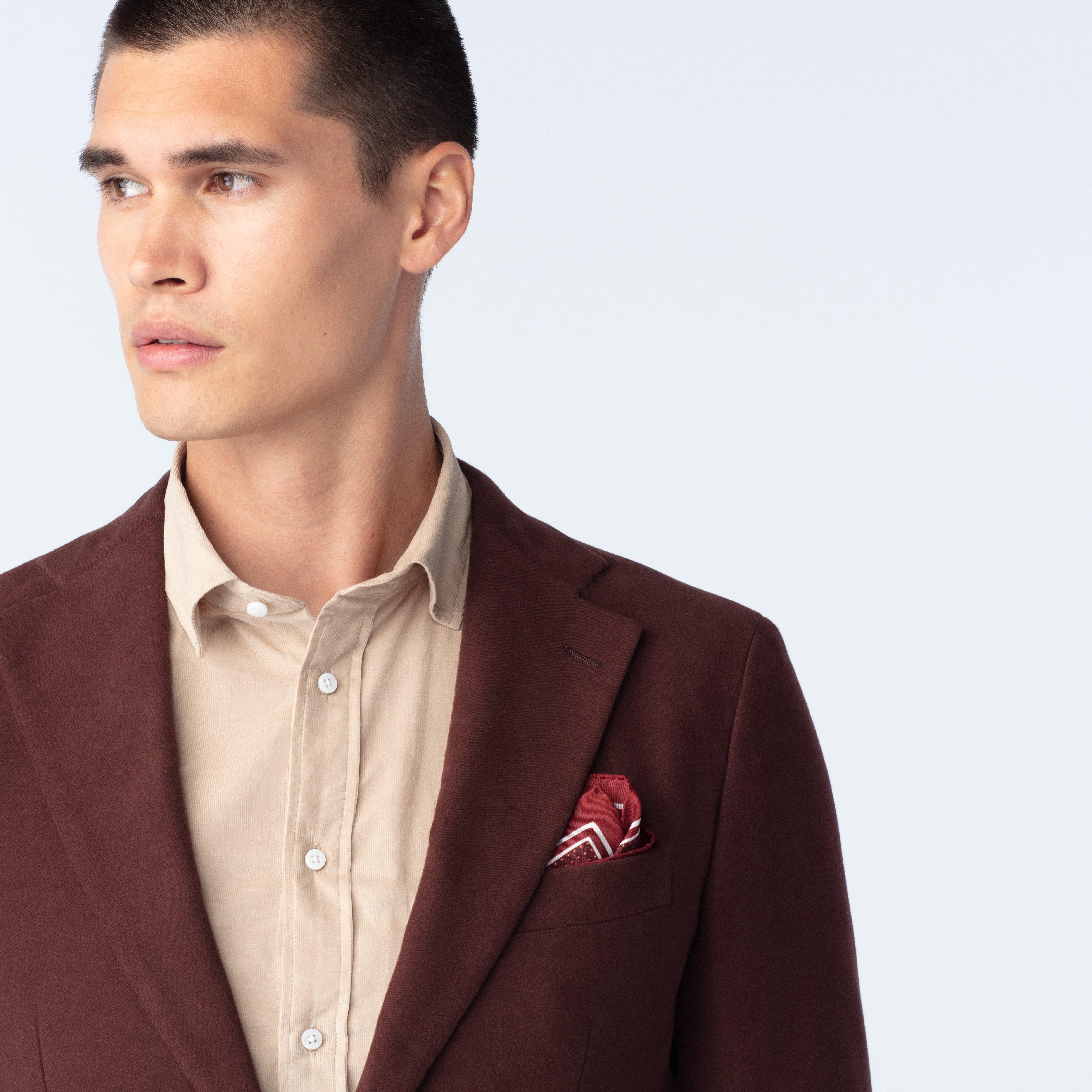 Product thumbnail 6 Burgundy suit - Fleetwood Solid Design from Fall / Winter Indochino Collection