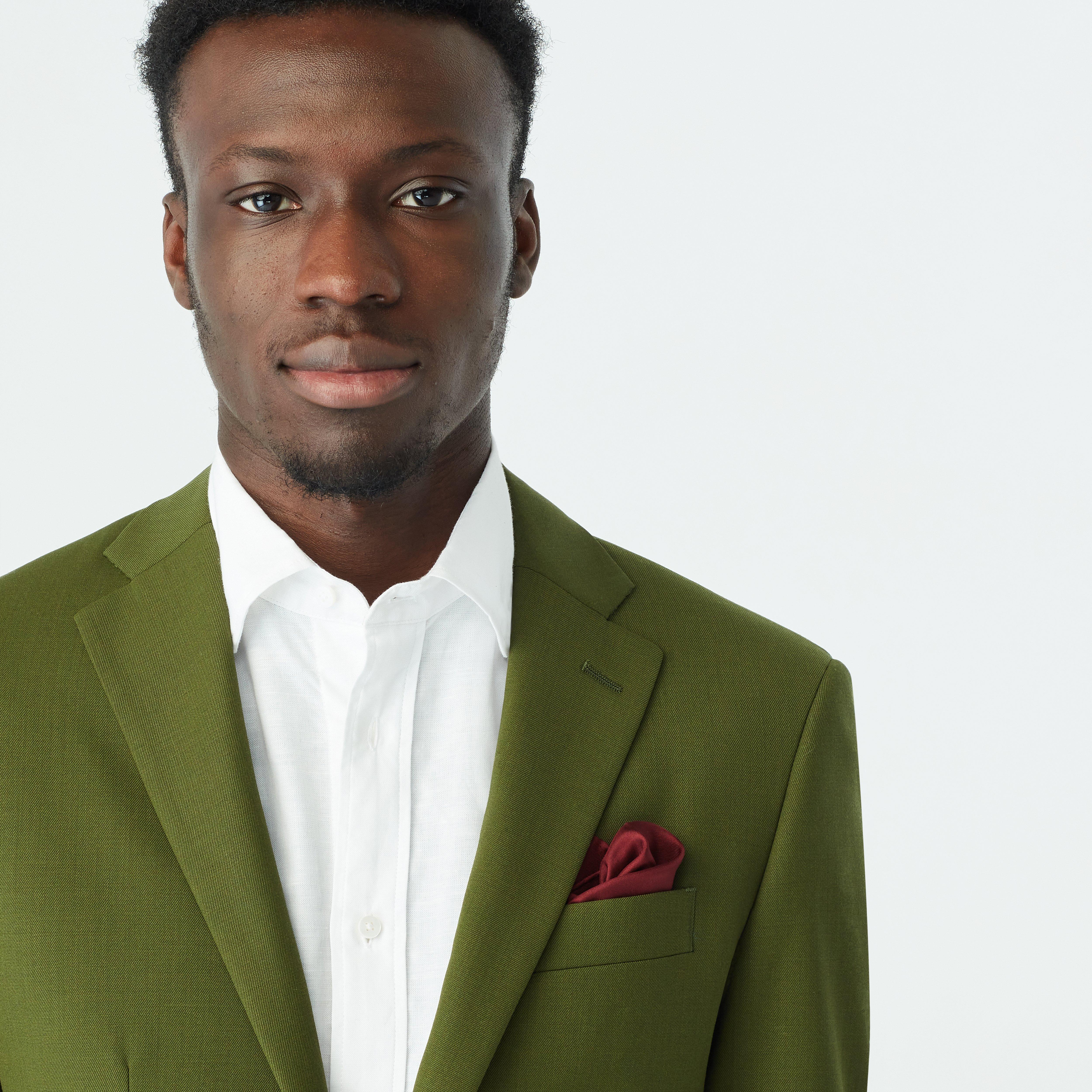 Product thumbnail 4 Olive blazer - Howell Solid Design from Luxury Indochino Collection