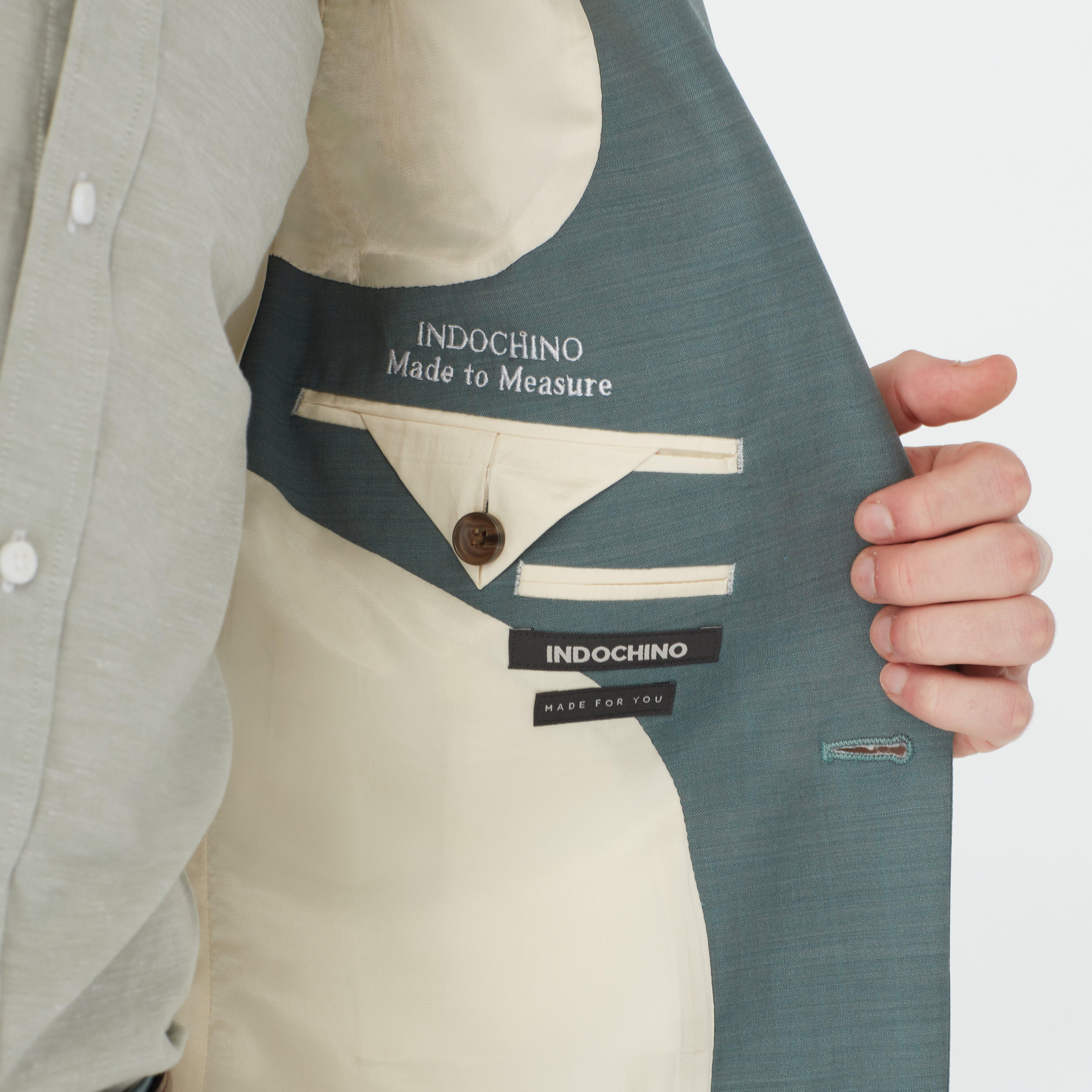 Product thumbnail 5 Green suit - Hamilton Solid Design from Luxury Indochino Collection