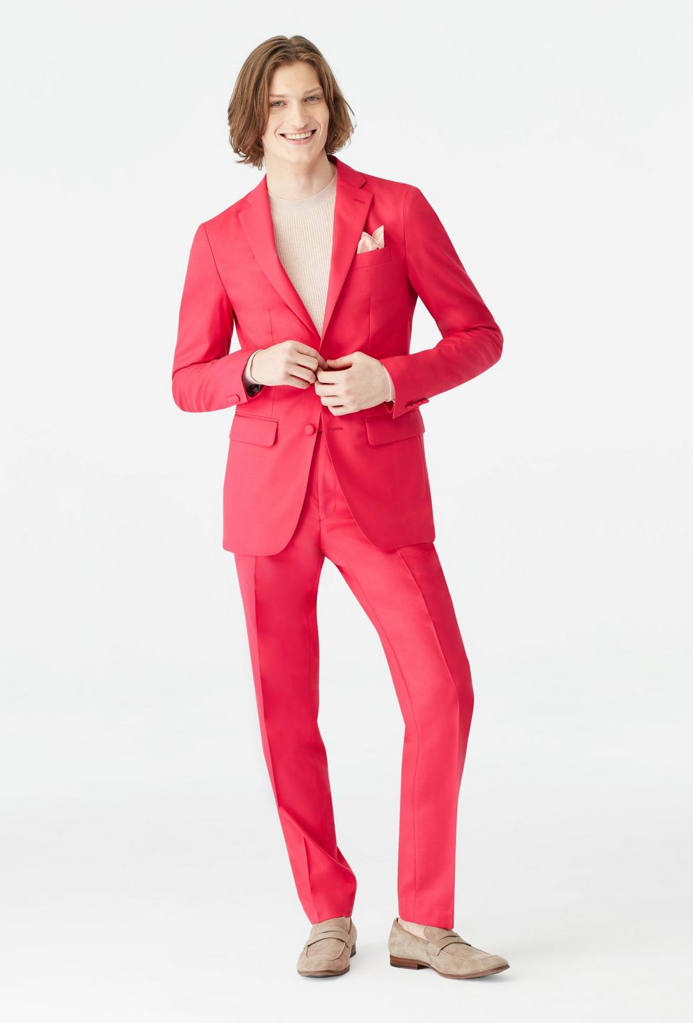Pink suit - Harrogate Solid Design from Luxury Indochino Collection