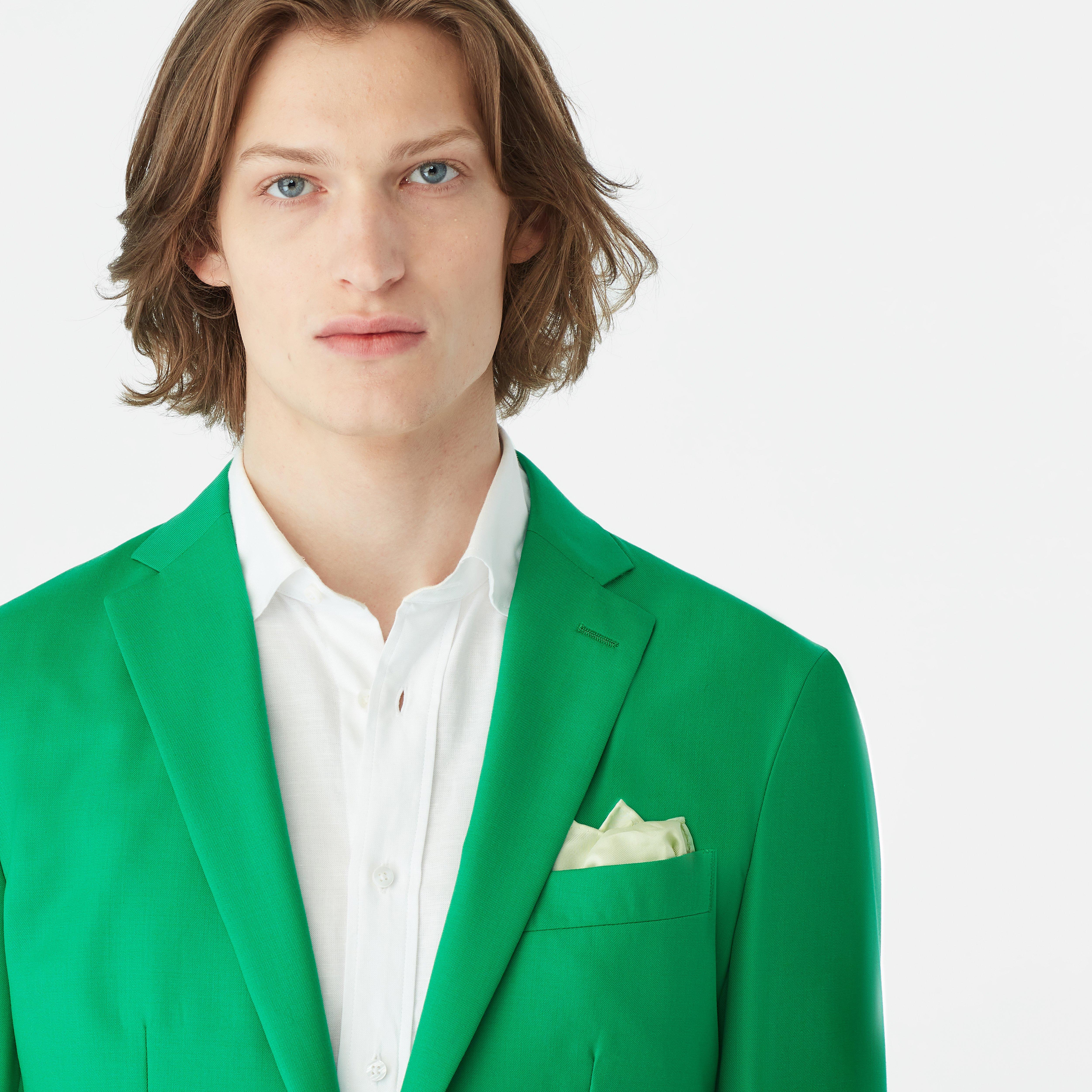 Product thumbnail 4 Green blazer - Harrogate Solid Design from Luxury Indochino Collection