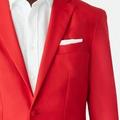 Product thumbnail 1 Red suit - Harrogate Solid Design from Luxury Indochino Collection