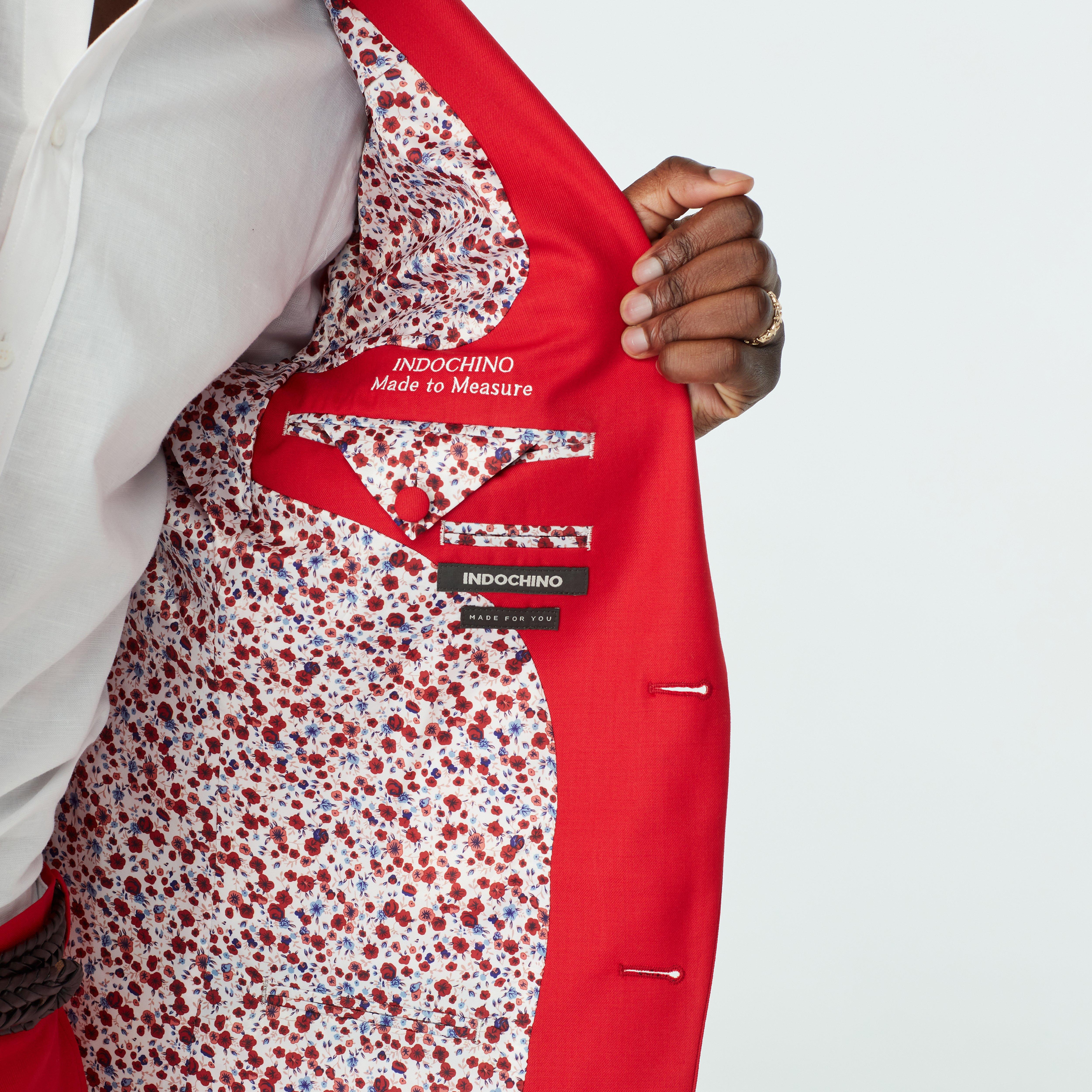 Product thumbnail 3 Red blazer - Harrogate Solid Design from Luxury Indochino Collection