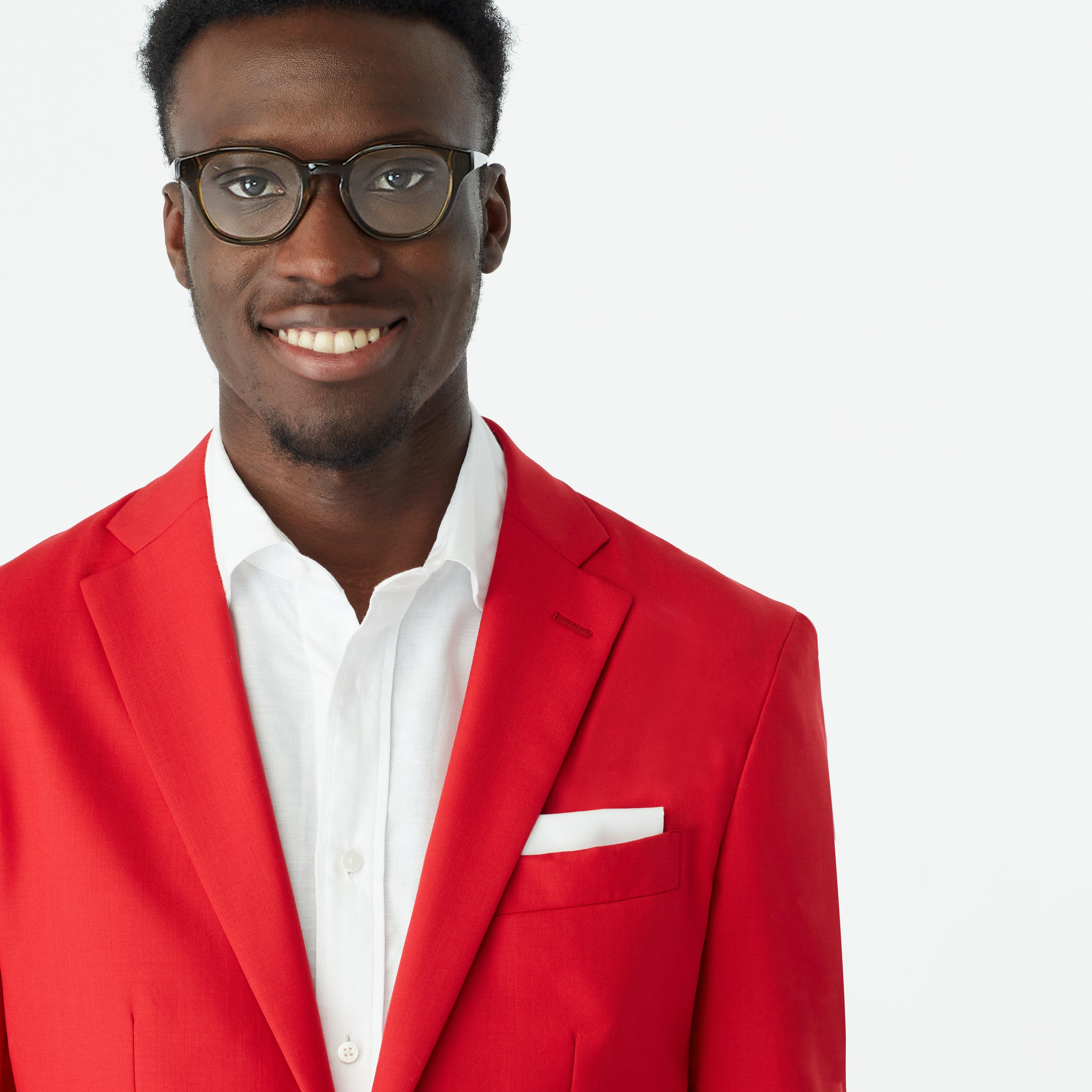 Product thumbnail 4 Red blazer - Harrogate Solid Design from Luxury Indochino Collection