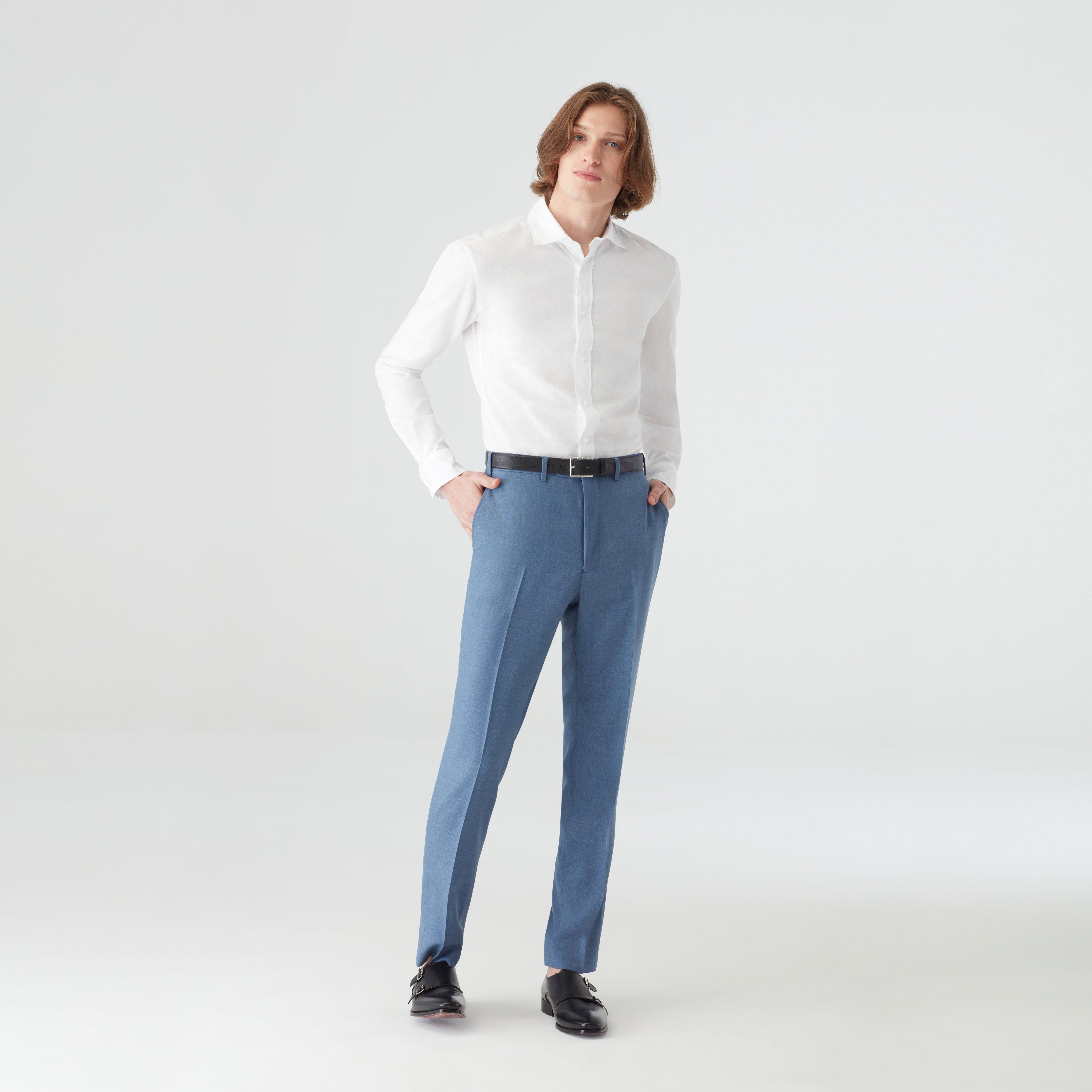 Product thumbnail 3 Blue suit - Harrogate Solid Design from Luxury Spring / Summer Indochino Collection