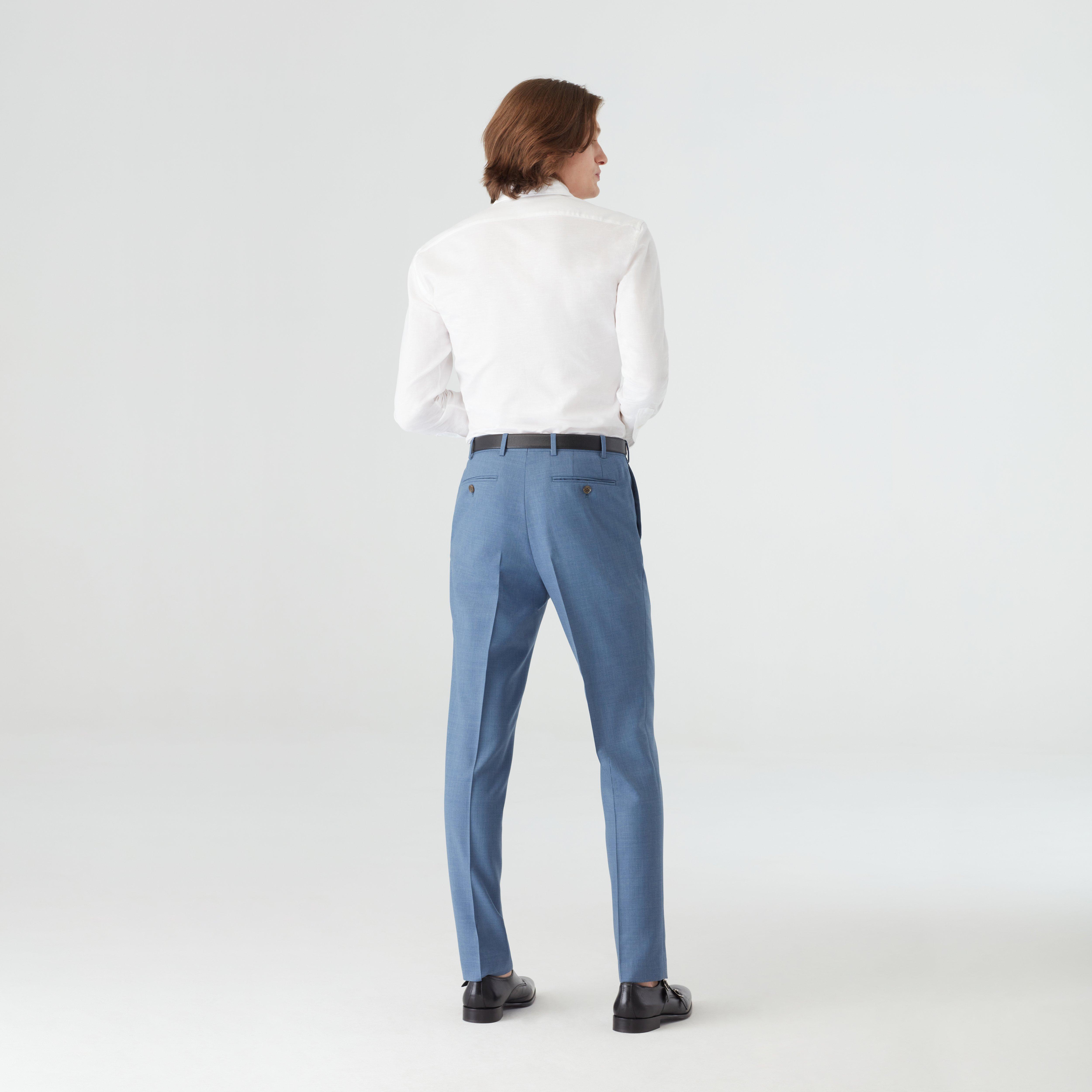 Product thumbnail 4 Blue suit - Harrogate Solid Design from Luxury Spring / Summer Indochino Collection