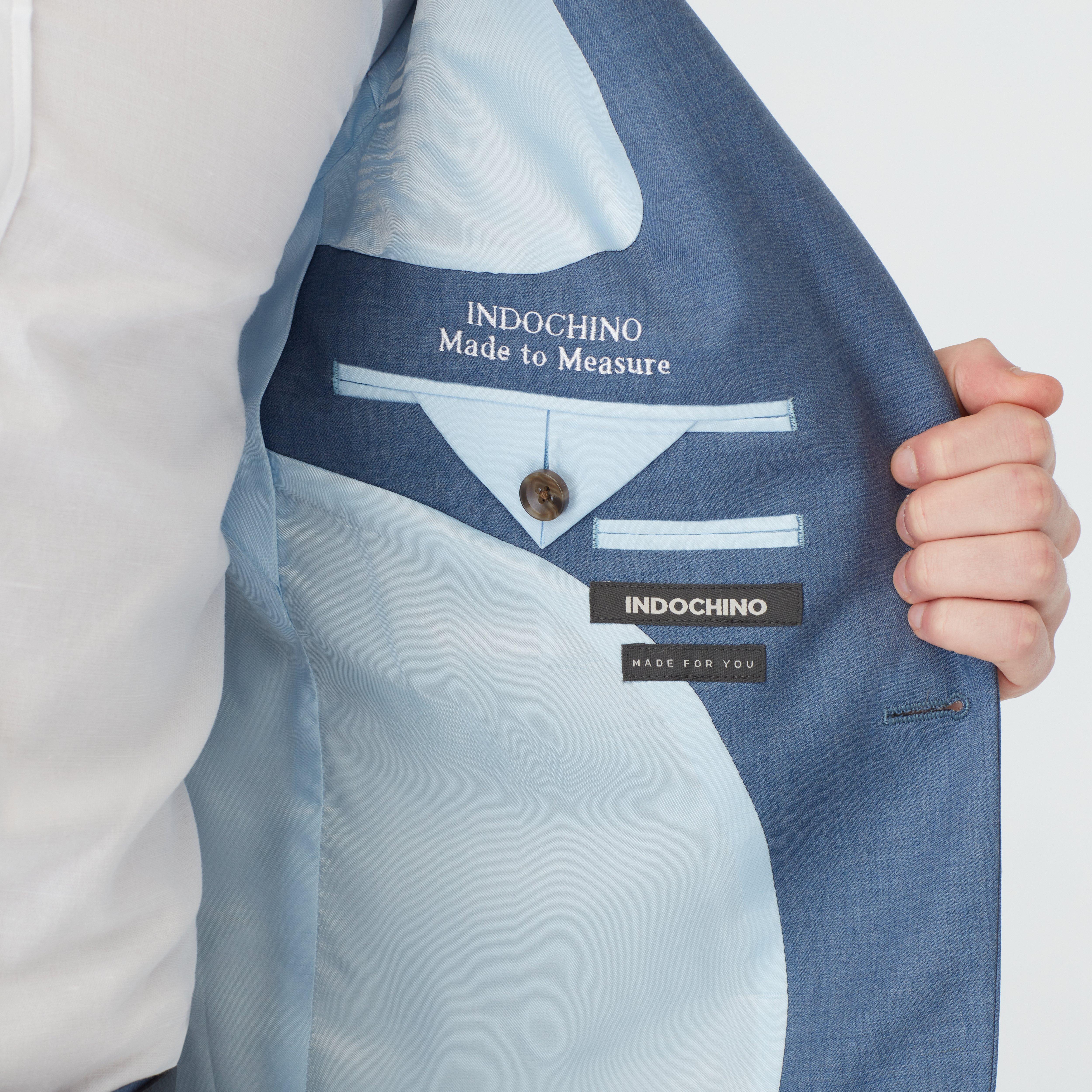 Product thumbnail 3 Blue blazer - Harrogate Solid Design from Luxury Indochino Collection