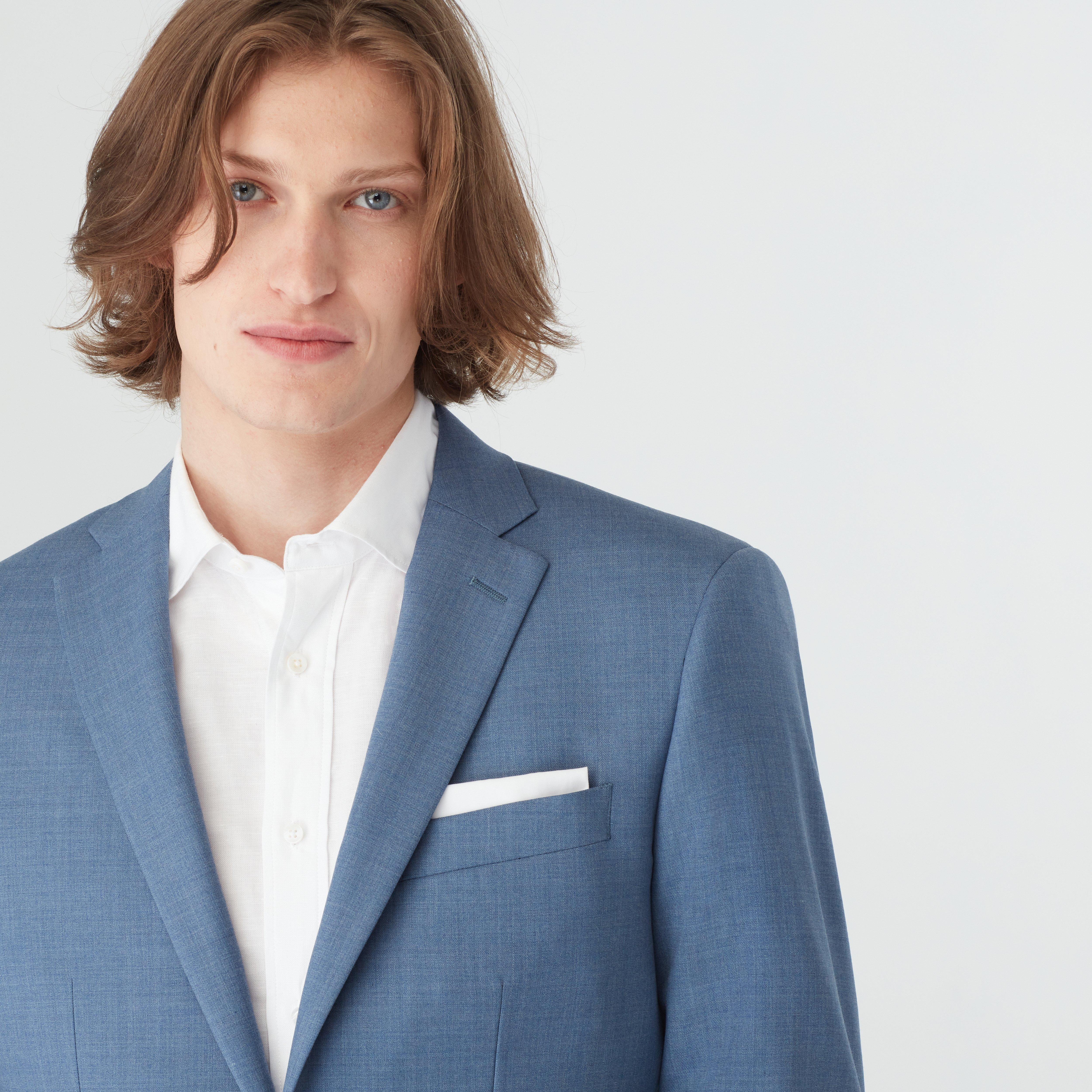 Product thumbnail 4 Blue blazer - Harrogate Solid Design from Luxury Indochino Collection