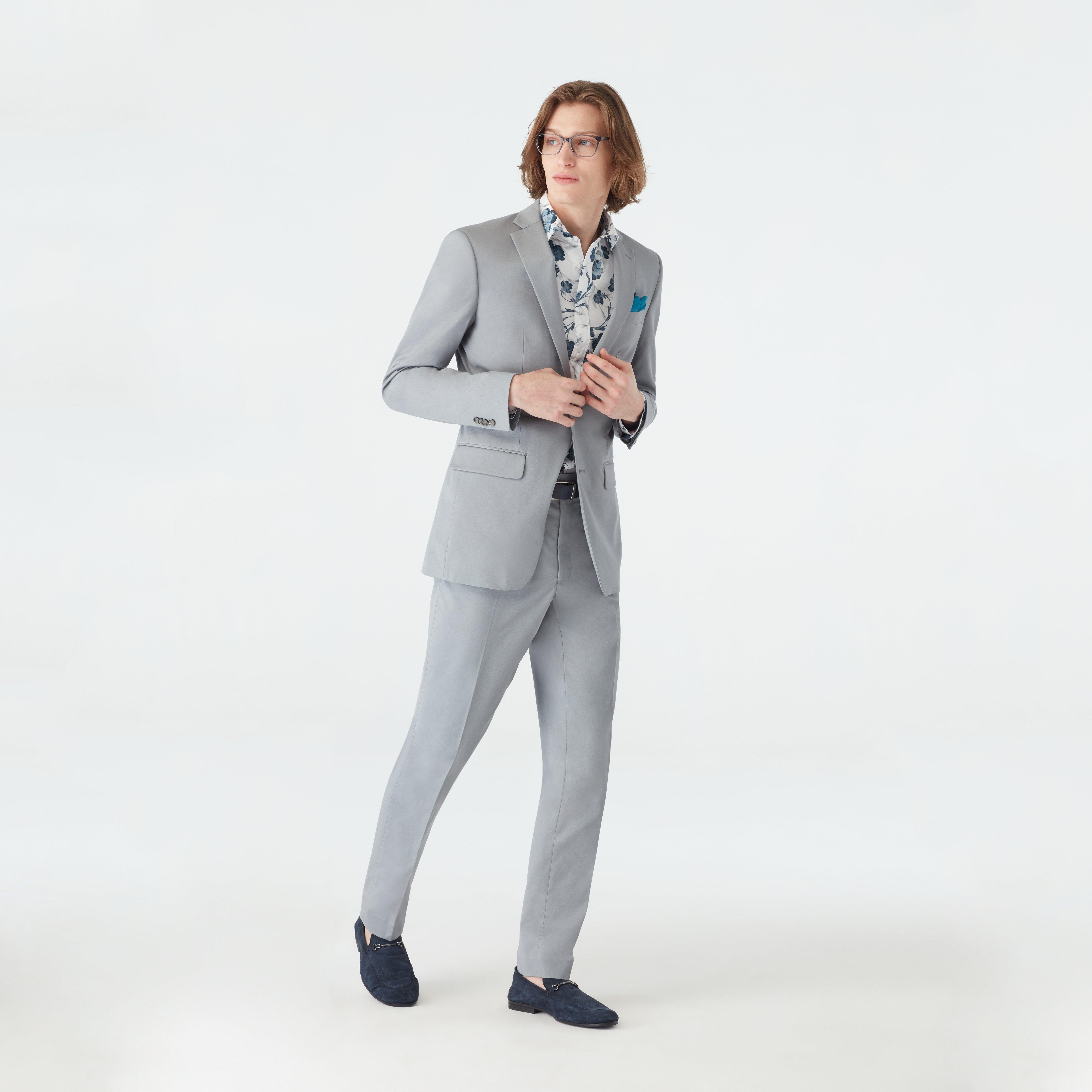 Gray suit - Hartley Solid Design from Premium Spring / Summer Indochino Collection