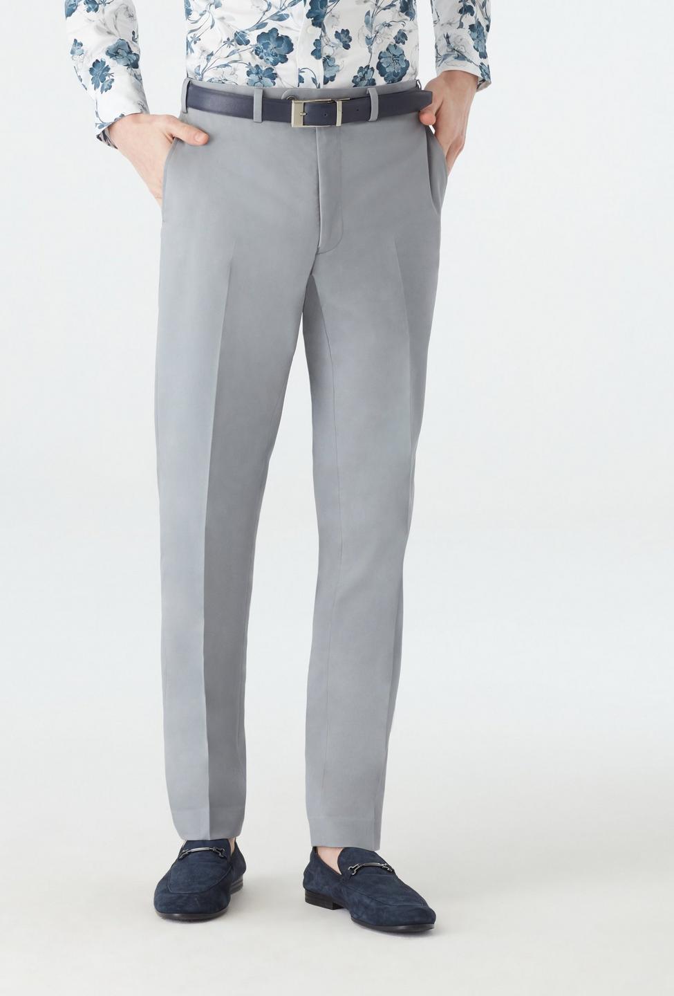 Hartley Cotton Stretch Dove Gray Pants