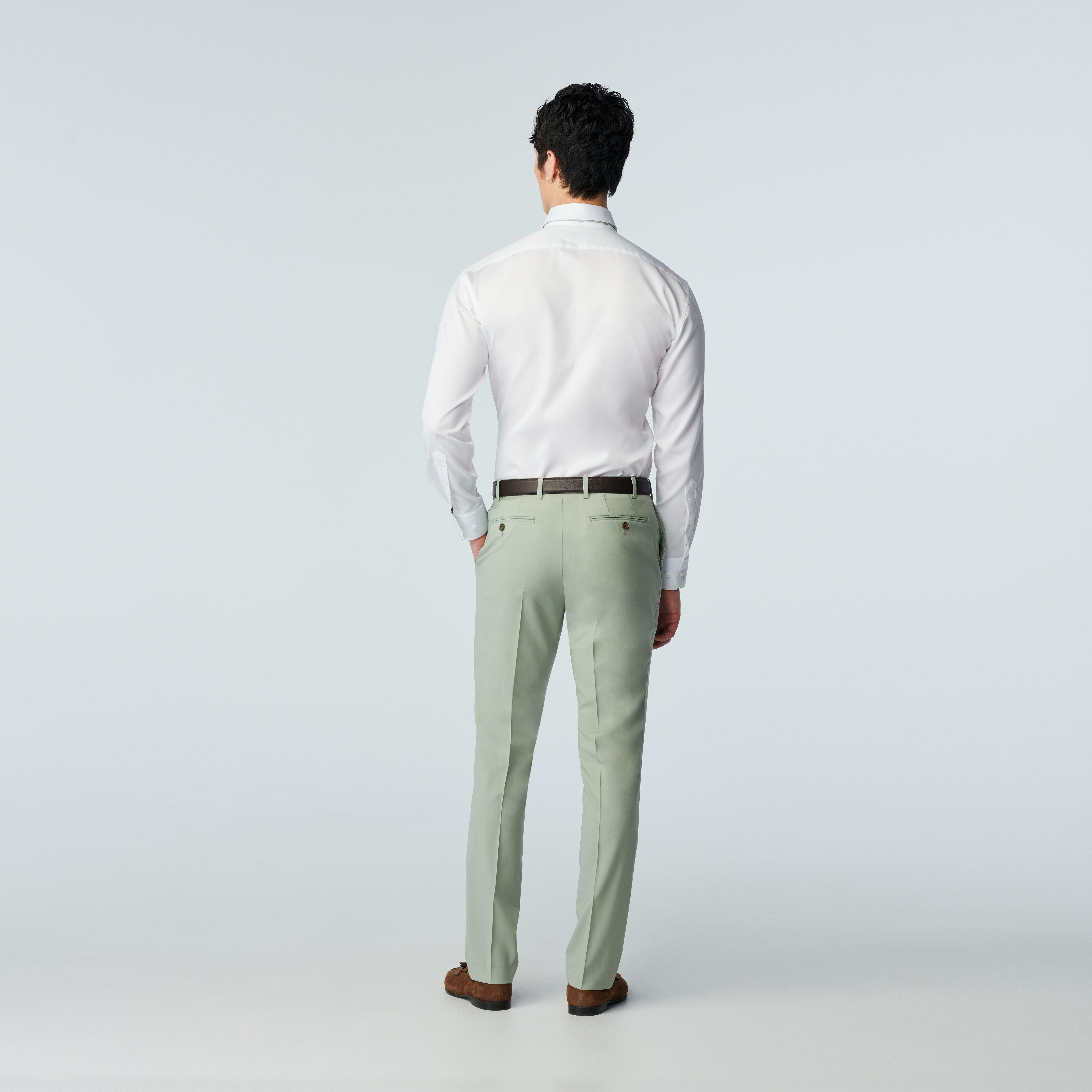Product thumbnail 2 Green pants - Solid Design from Indochino Collection