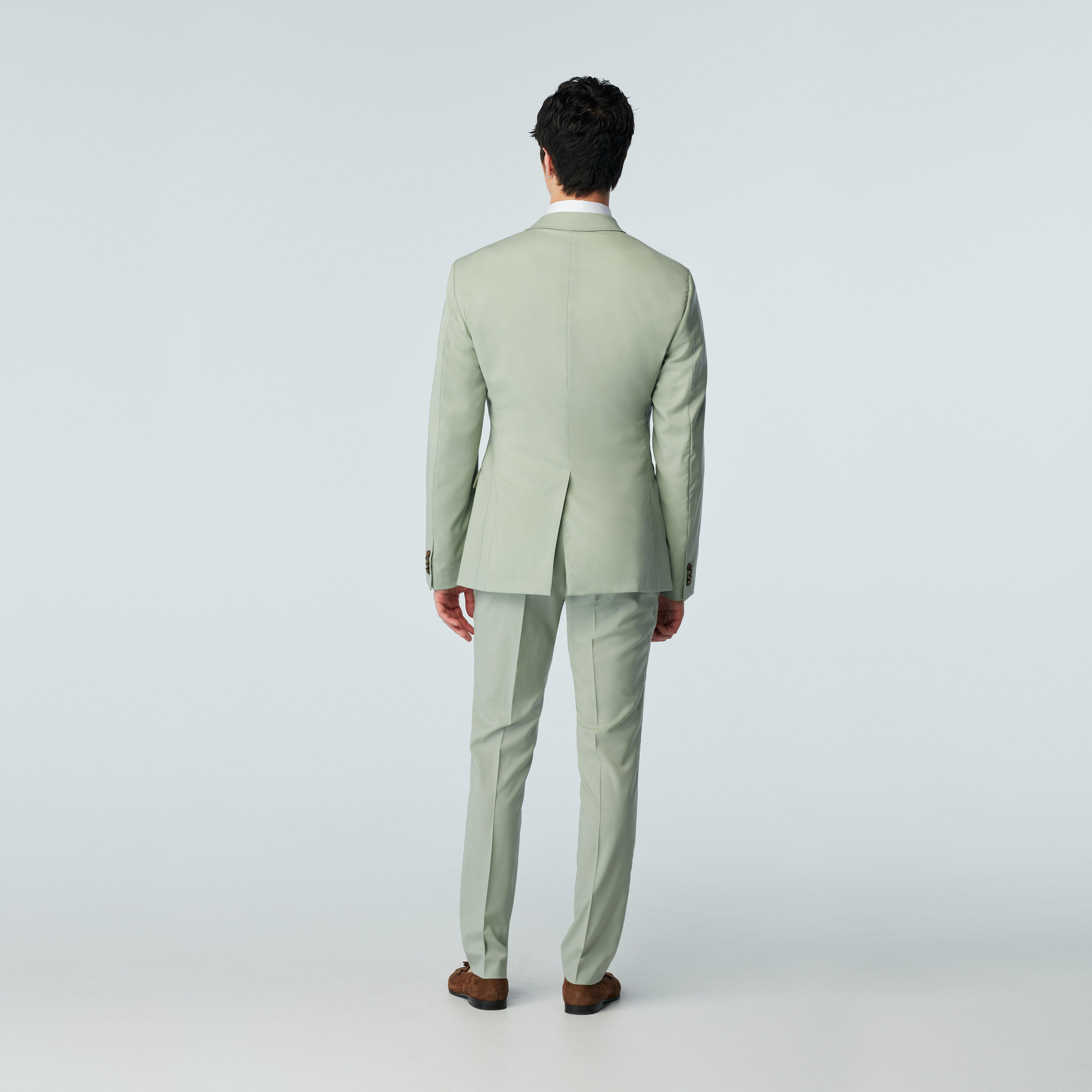 Product thumbnail 2 Green suit - Milano Solid Design from Italian Indochino Collection