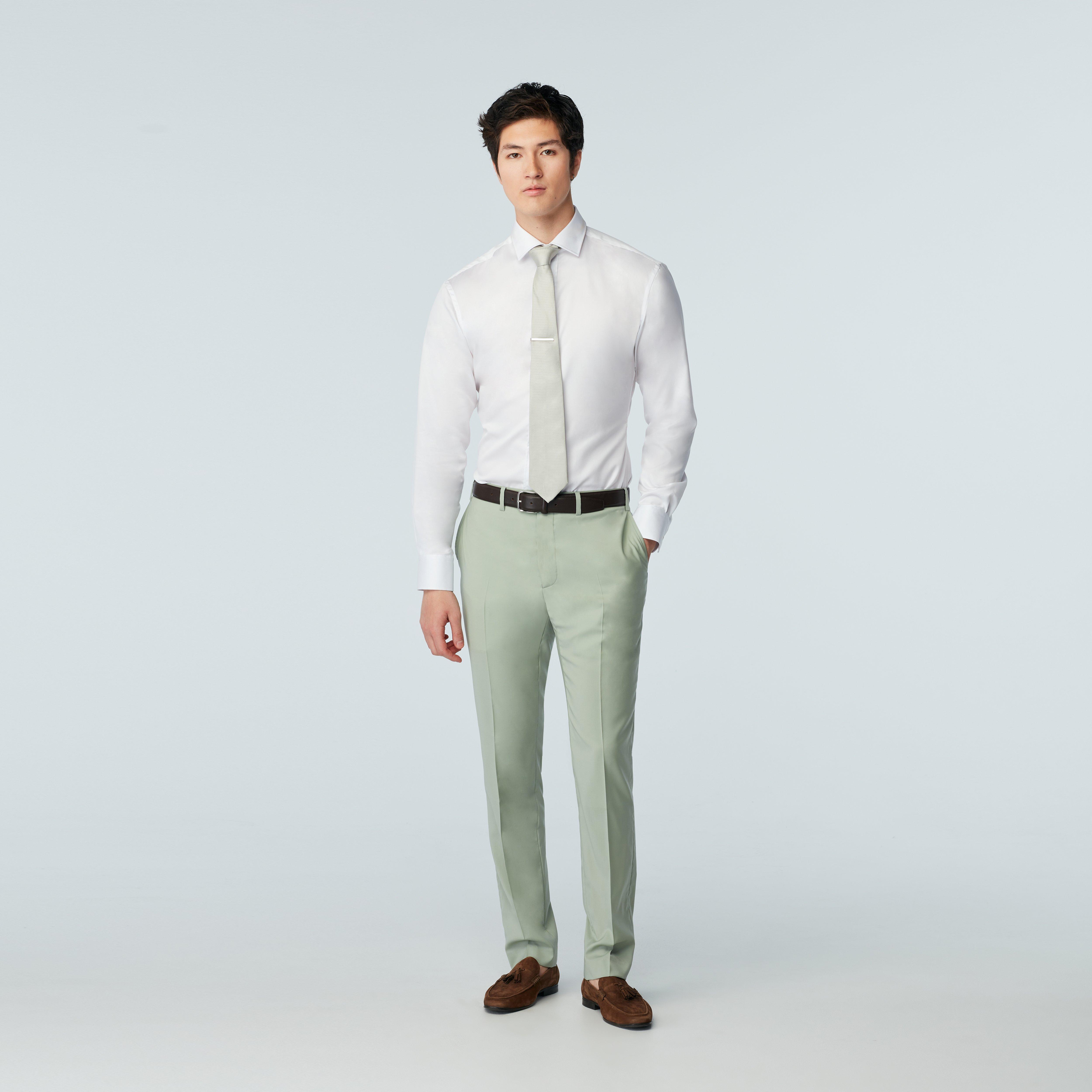 Product thumbnail 3 Green suit - Milano Solid Design from Italian Indochino Collection
