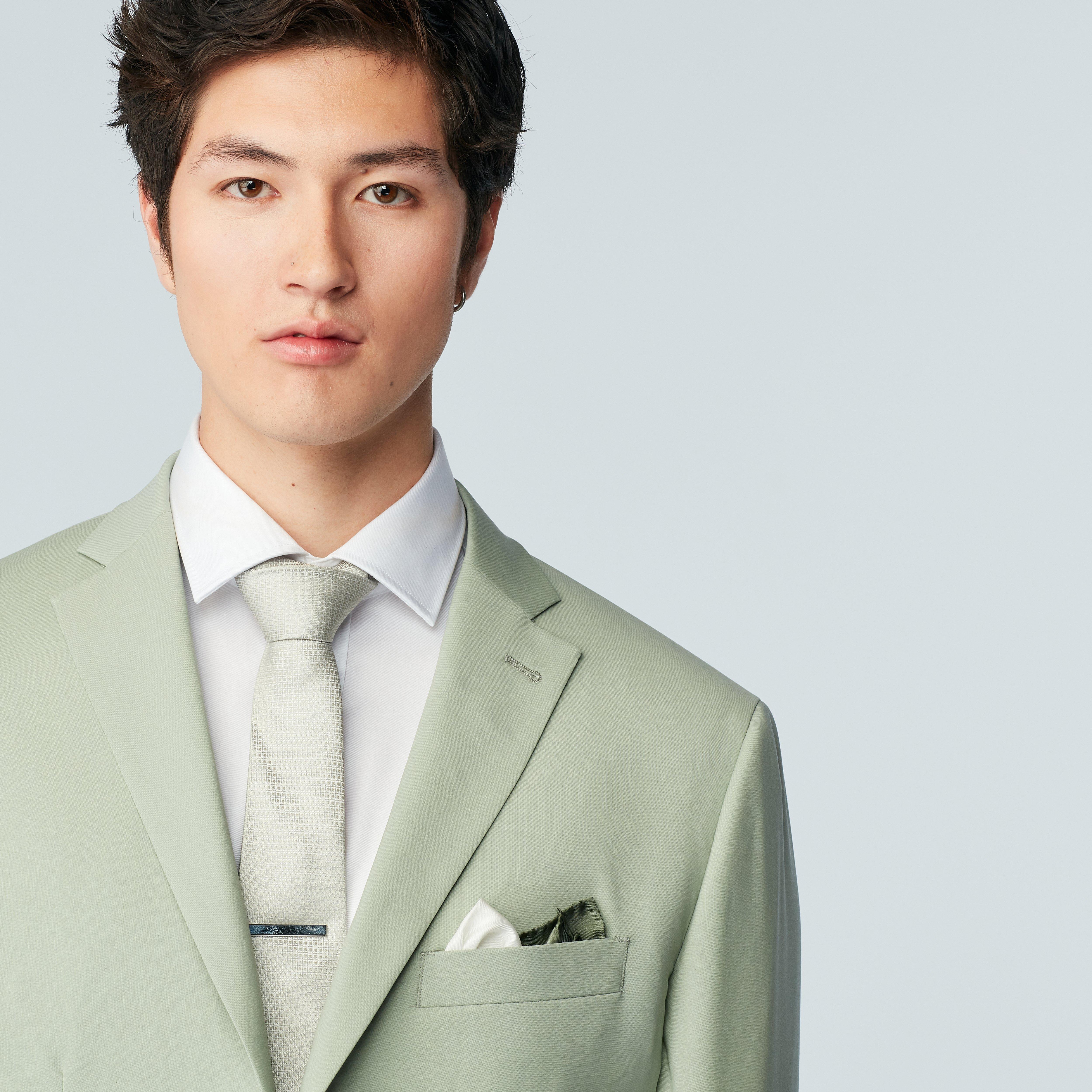 Product thumbnail 6 Green suit - Milano Solid Design from Italian Indochino Collection