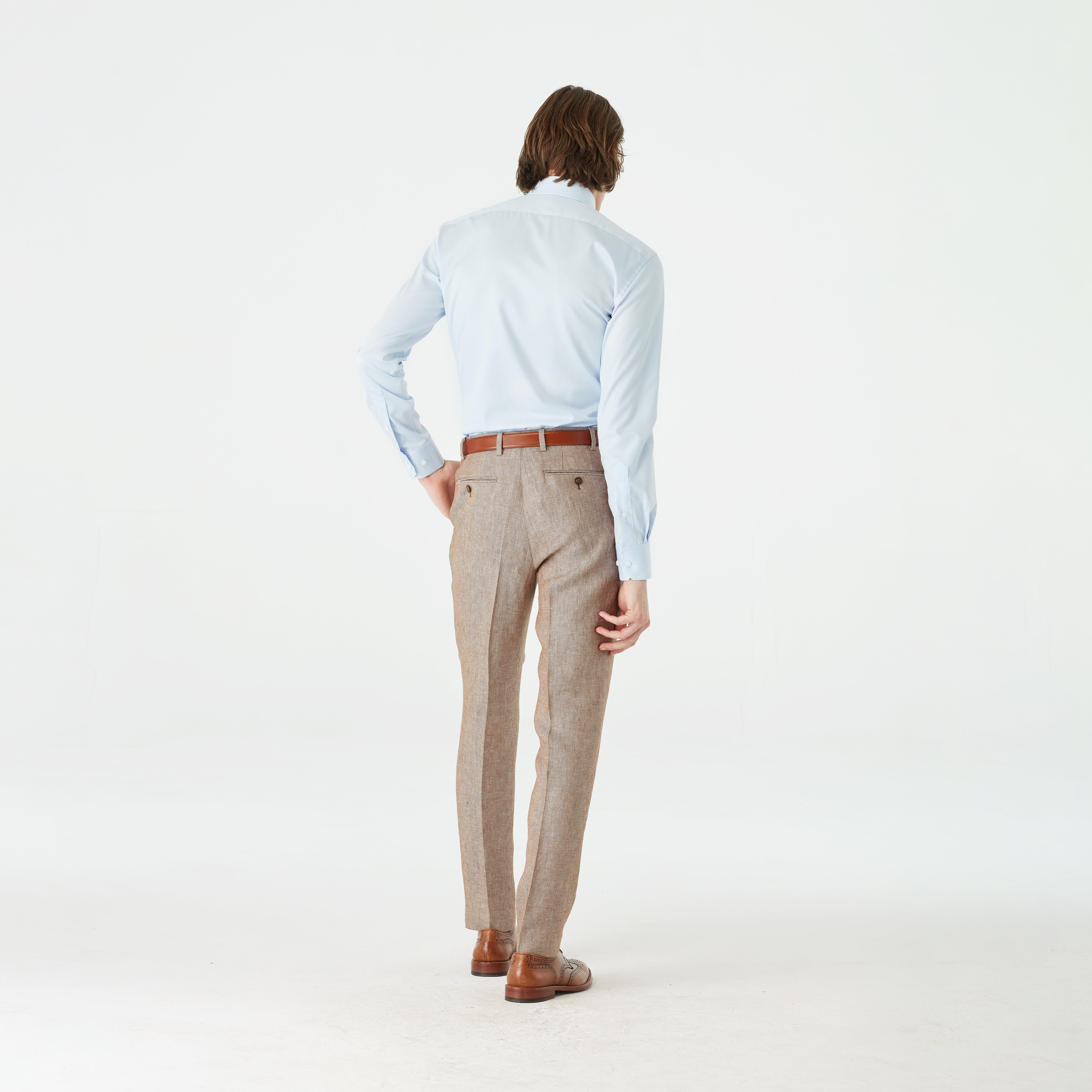 Product thumbnail 2 Brown pants - Sailsbury Solid Design from Seasonal Indochino Collection