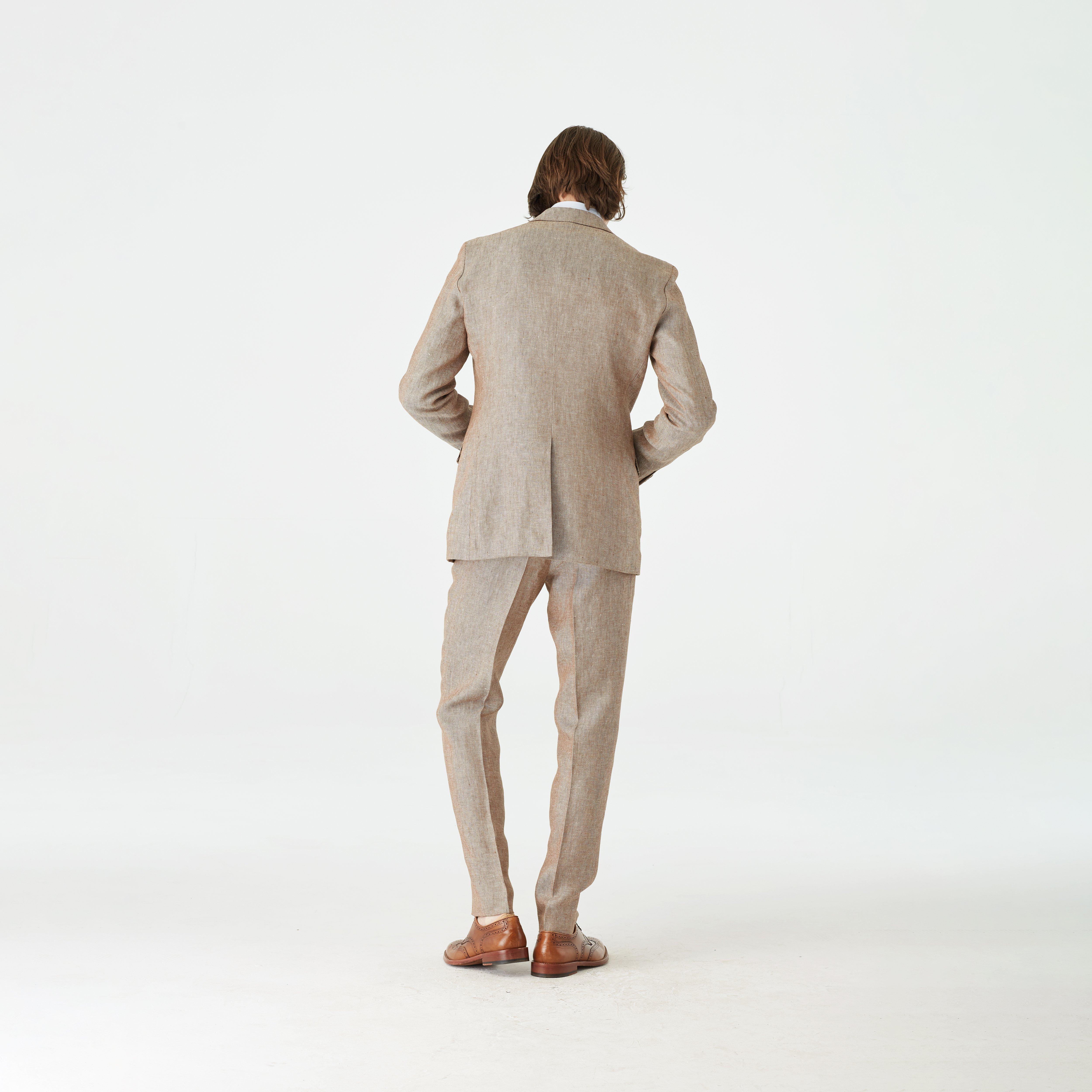 Product thumbnail 2 Brown suit - Sailsbury Solid Design from Spring / Summer Indochino Collection