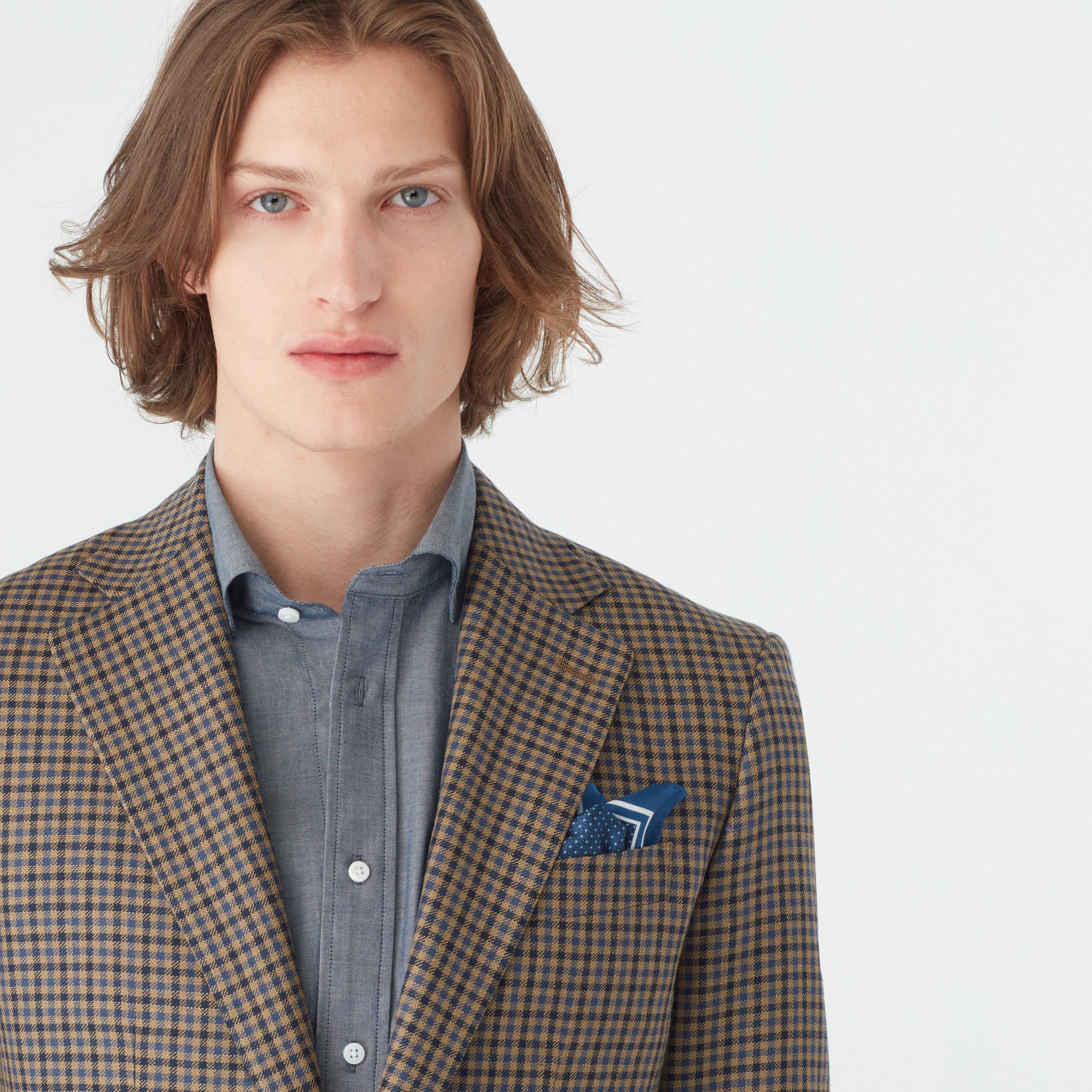 Product thumbnail 4 Brown blazer - Barnsley Checked Design from british Indochino Collection