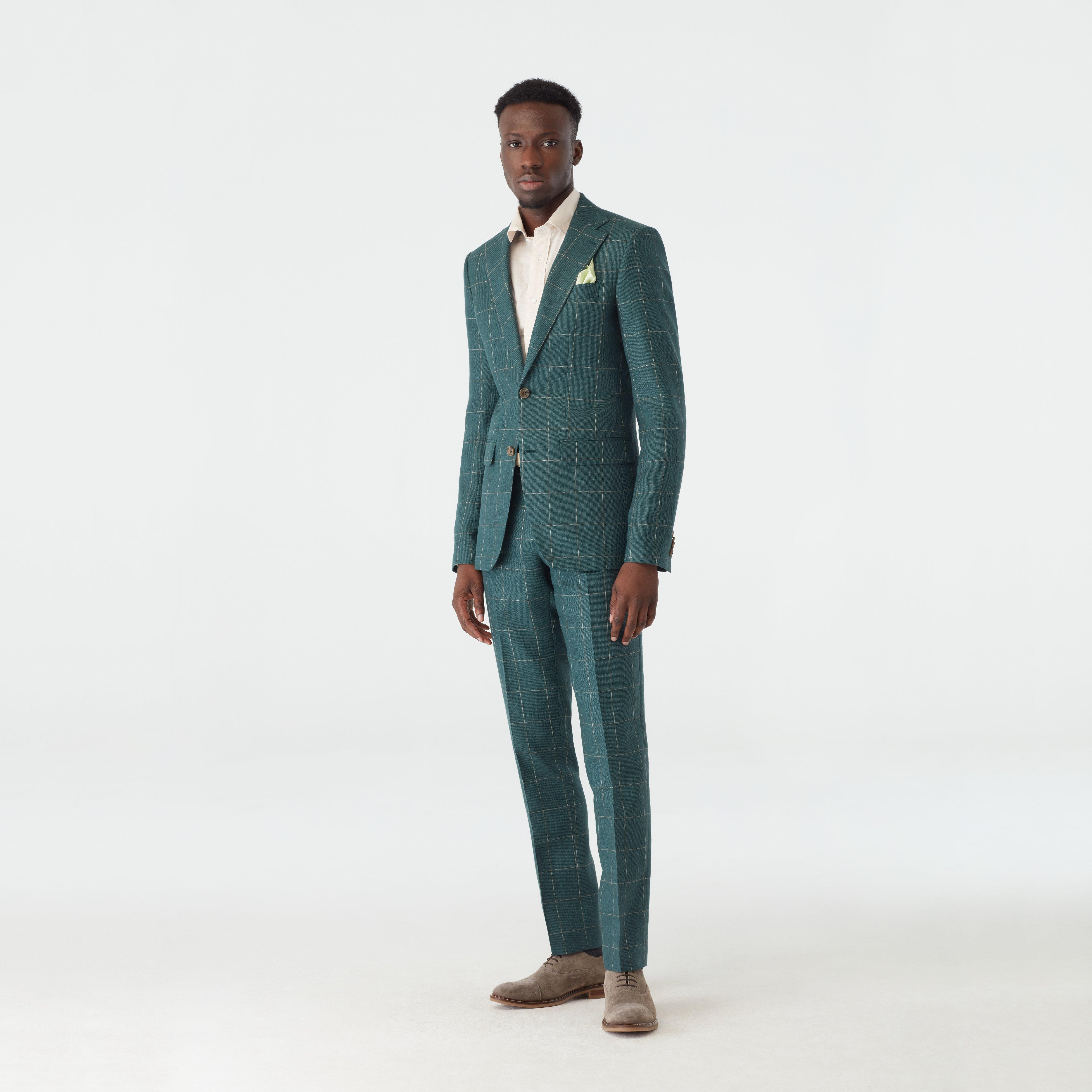 Hunter green hot sale mens blazer