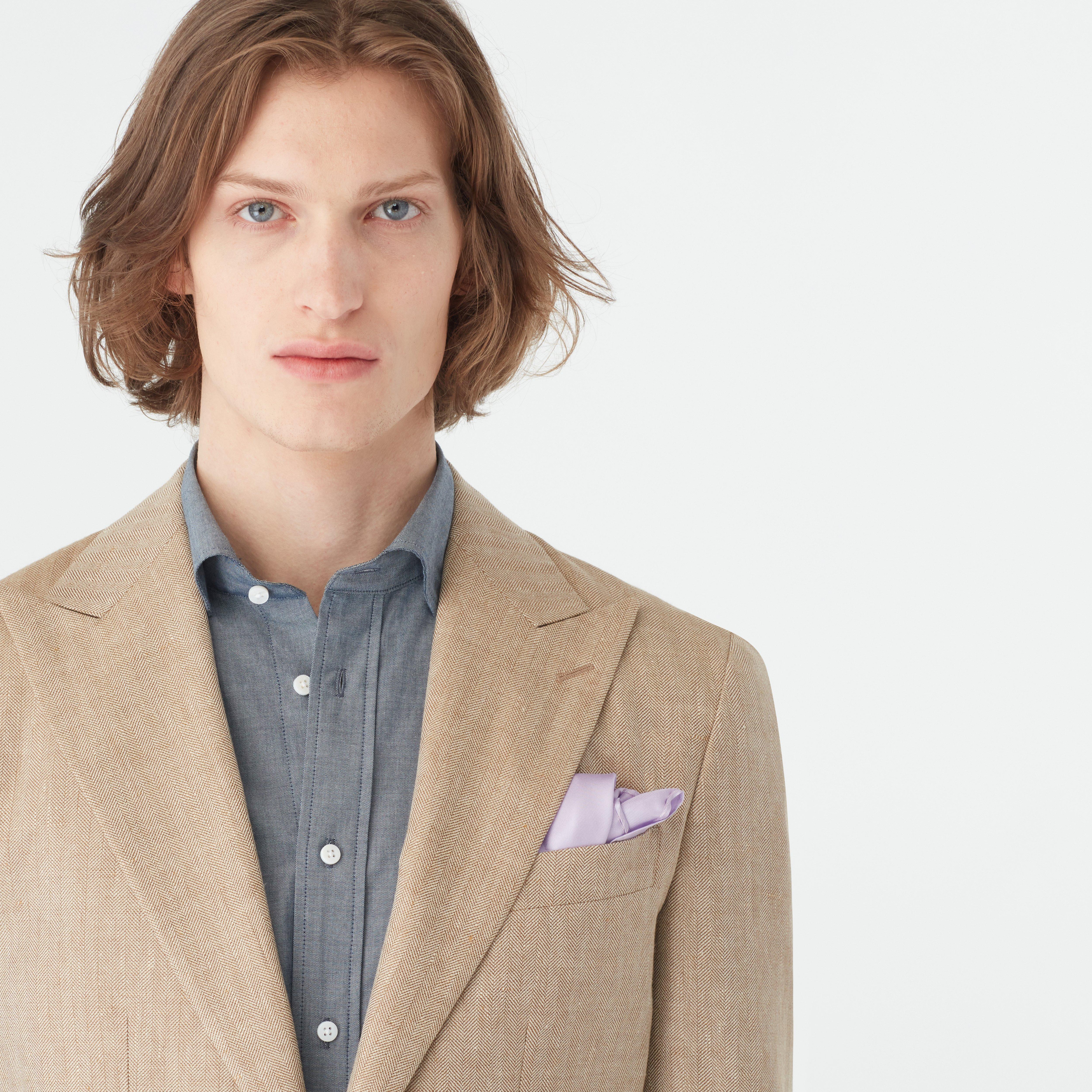 Product thumbnail 4 Brown blazer - Barnsley Herringbone Design from british Indochino Collection