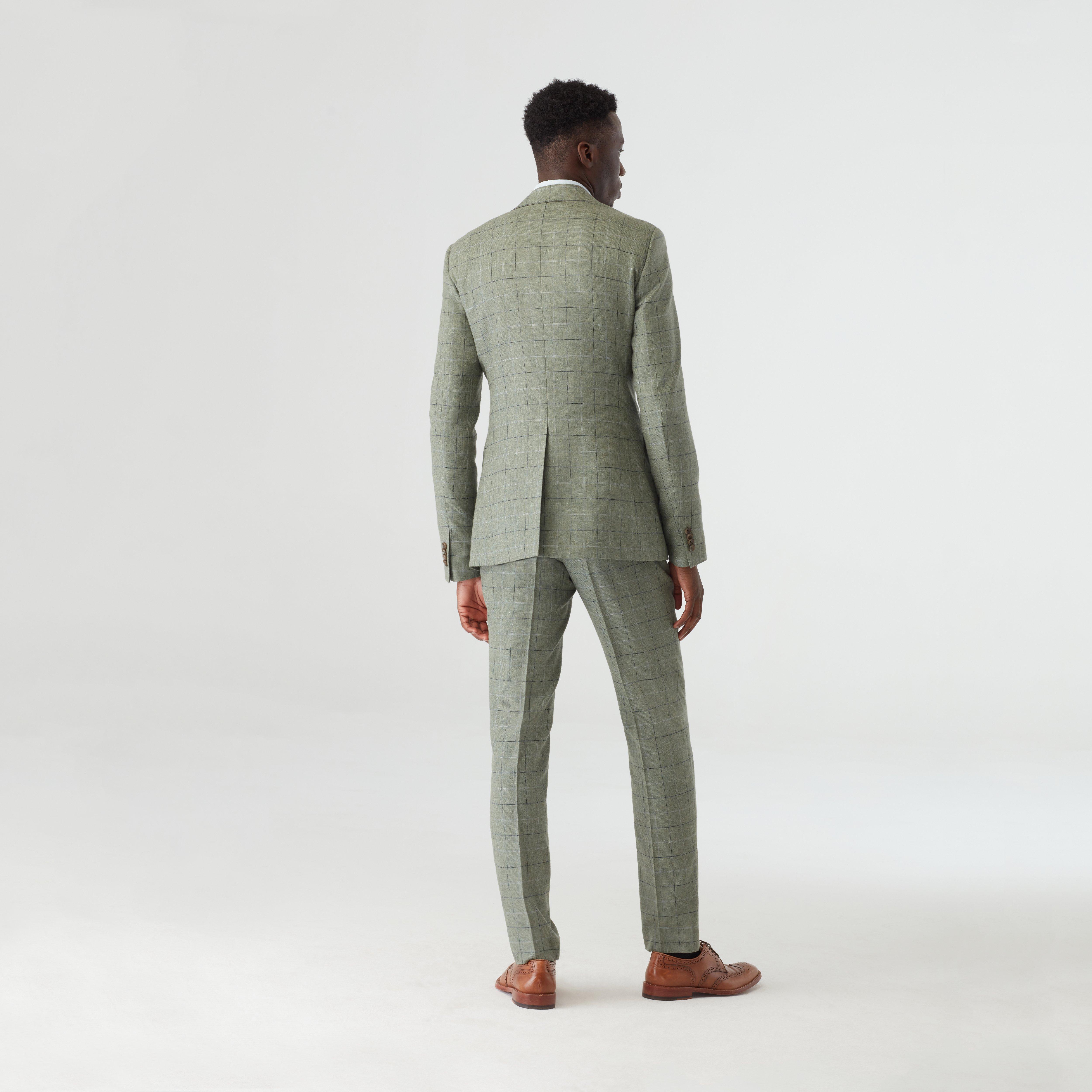 Product thumbnail 2 Green blazer - Checked Design from british Indochino Collection