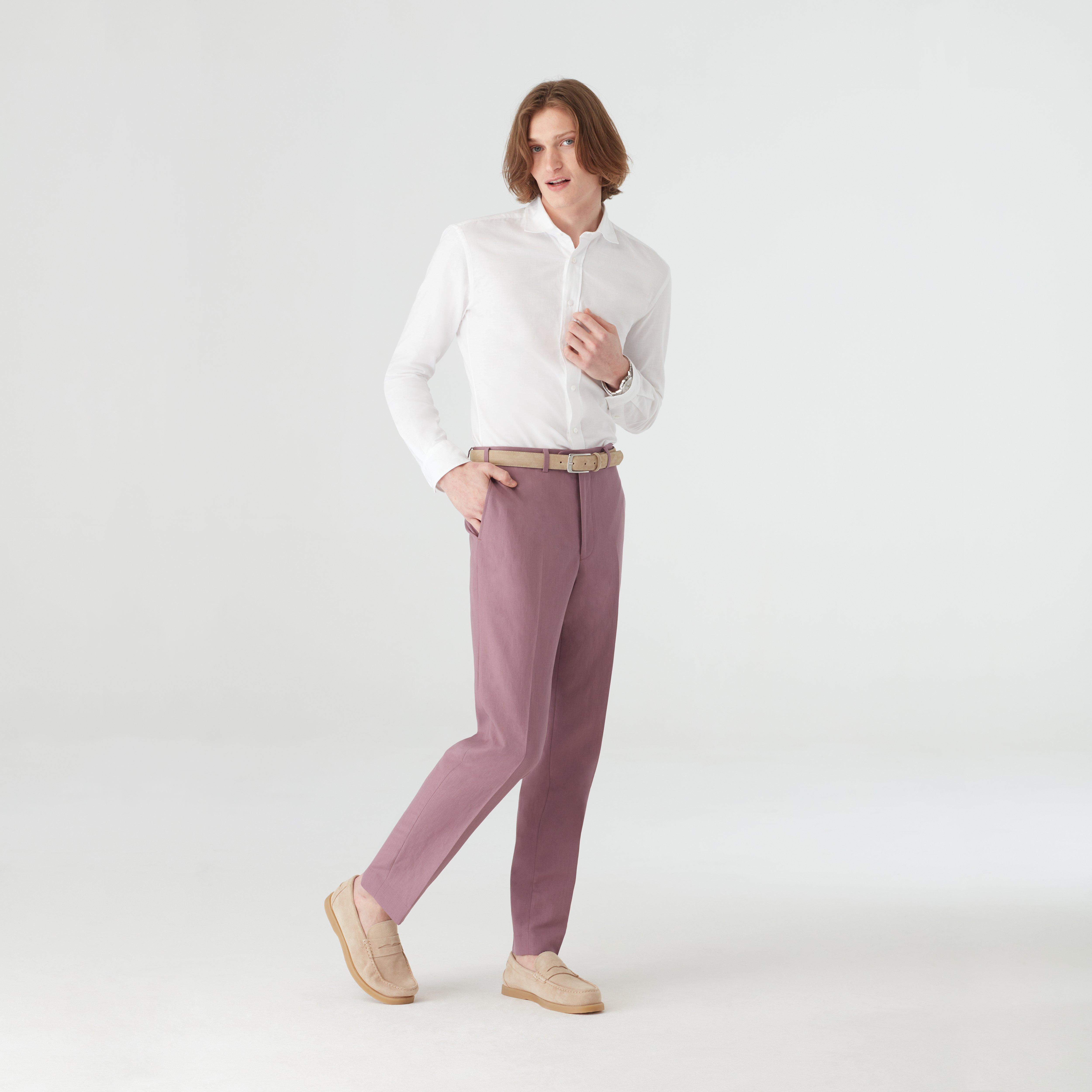 Purple pants - Solid Design from Seasonal Indochino Collection