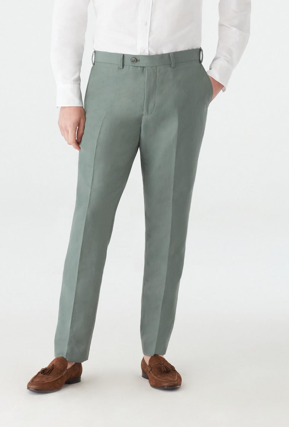 Green pants - Solid Design from Seasonal Indochino Collection