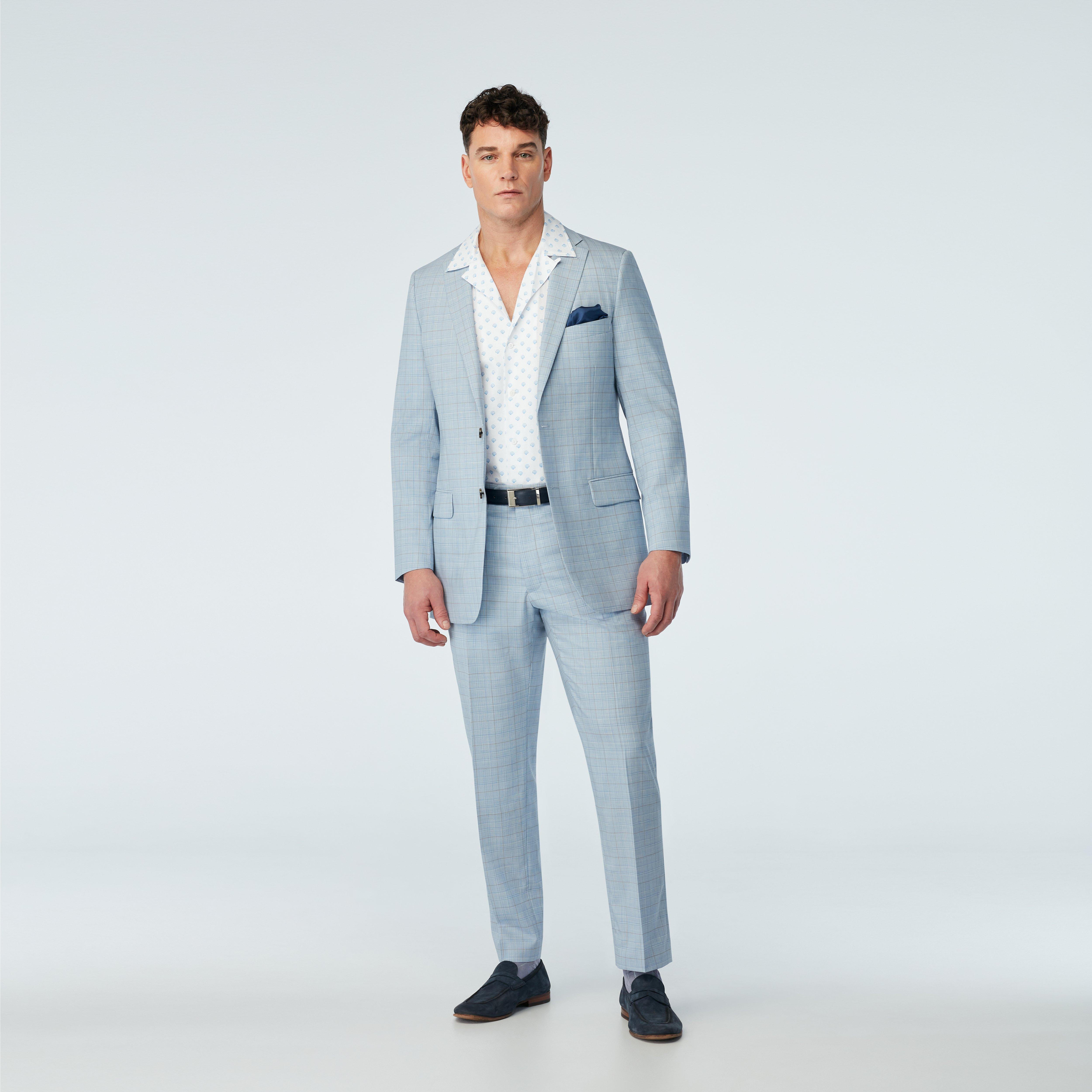 Blue suit - Checked Design from Spring / Summer Indochino Collection